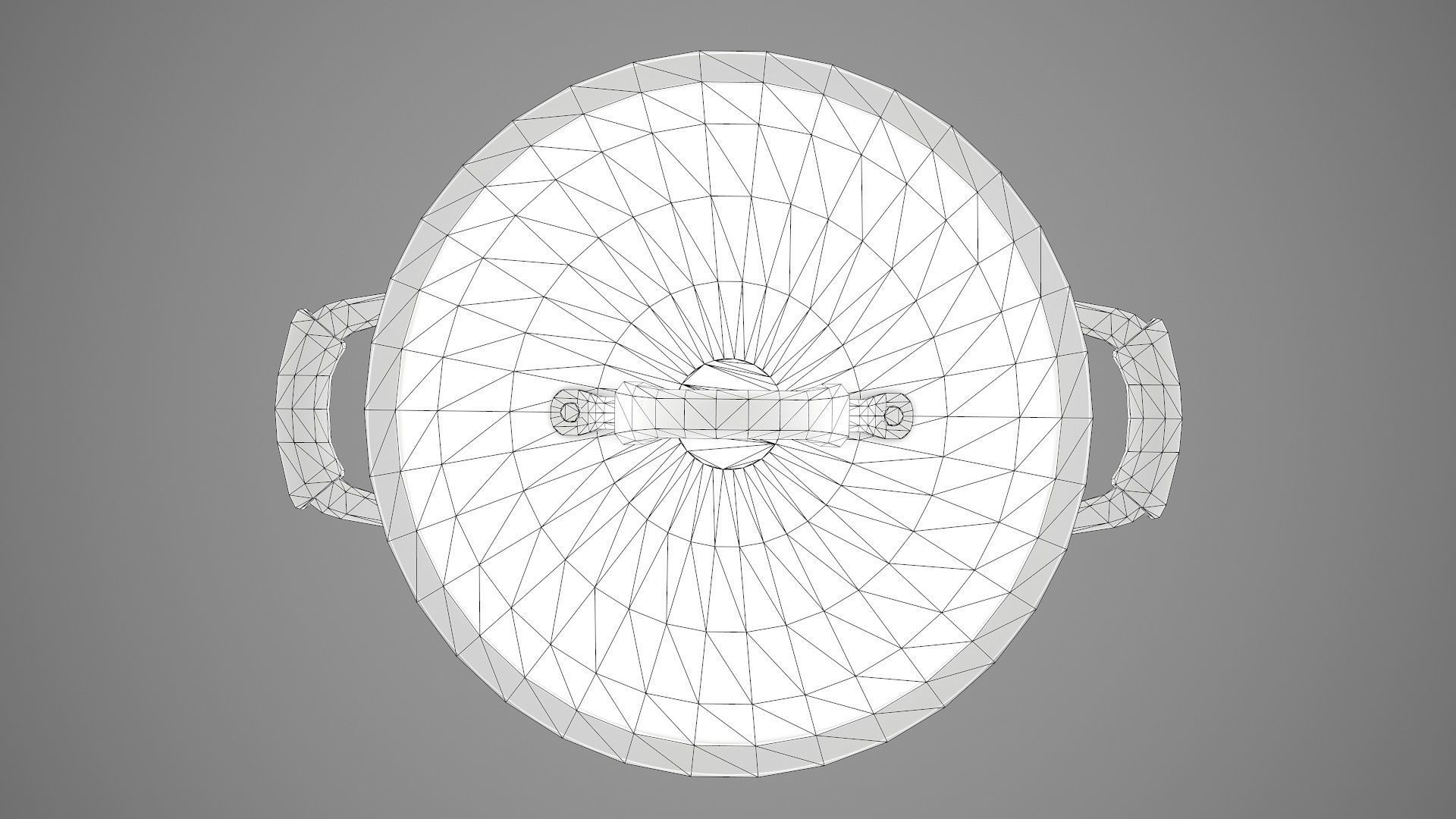 Kitchen Utensil Stockpot Cookware Low-poly 3D model_31