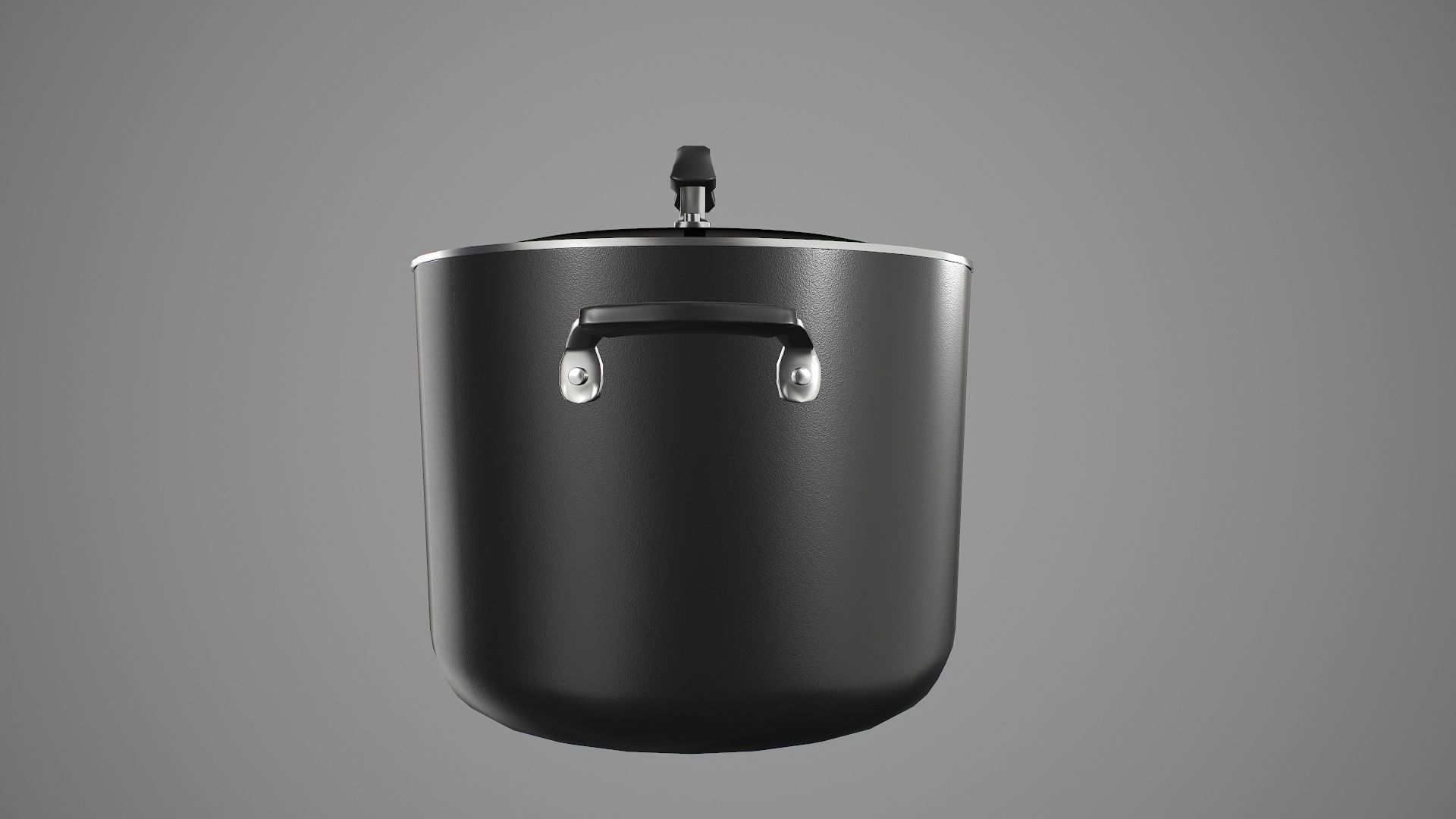 Kitchen Utensil Stockpot Cookware Low-poly 3D model_6