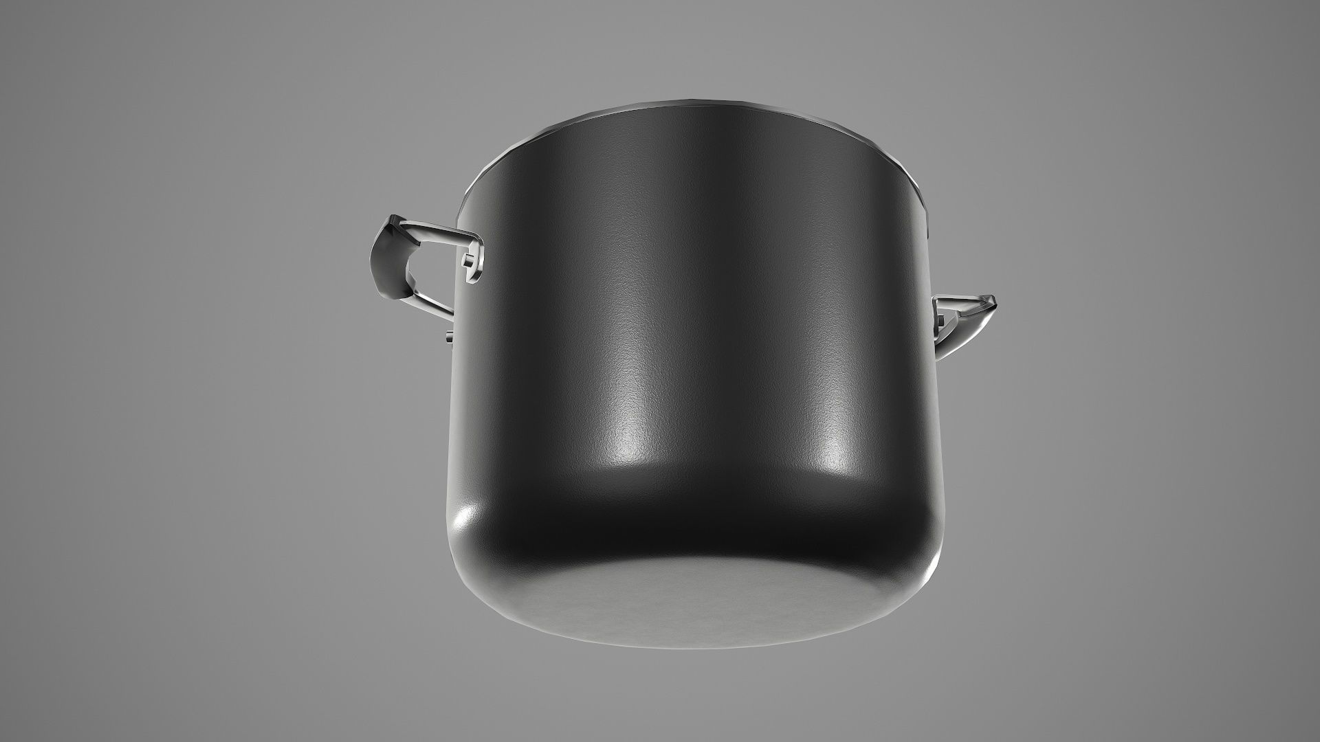 Kitchen Utensil Stockpot Cookware Low-poly 3D model_16