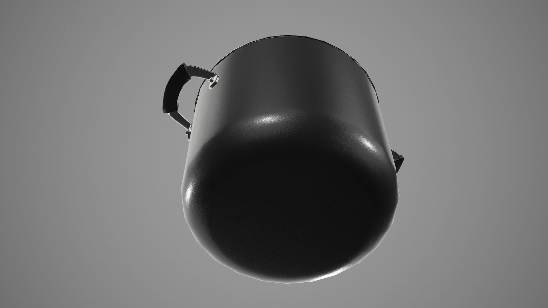 Kitchen Utensil Stockpot Cookware Low-poly 3D model_15