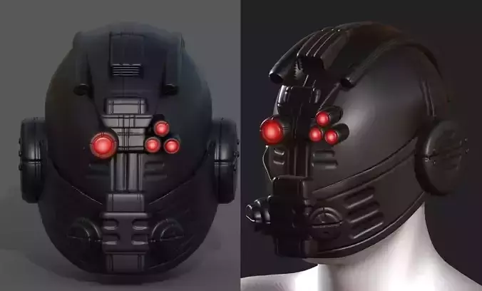 Helmet scifi fantasy futuristic military combat 