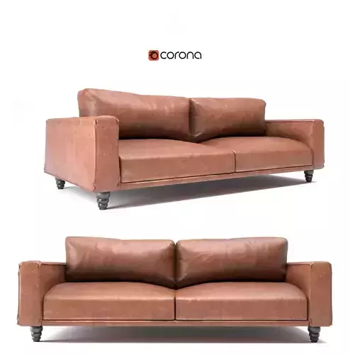 Modern Slouchy Sofa