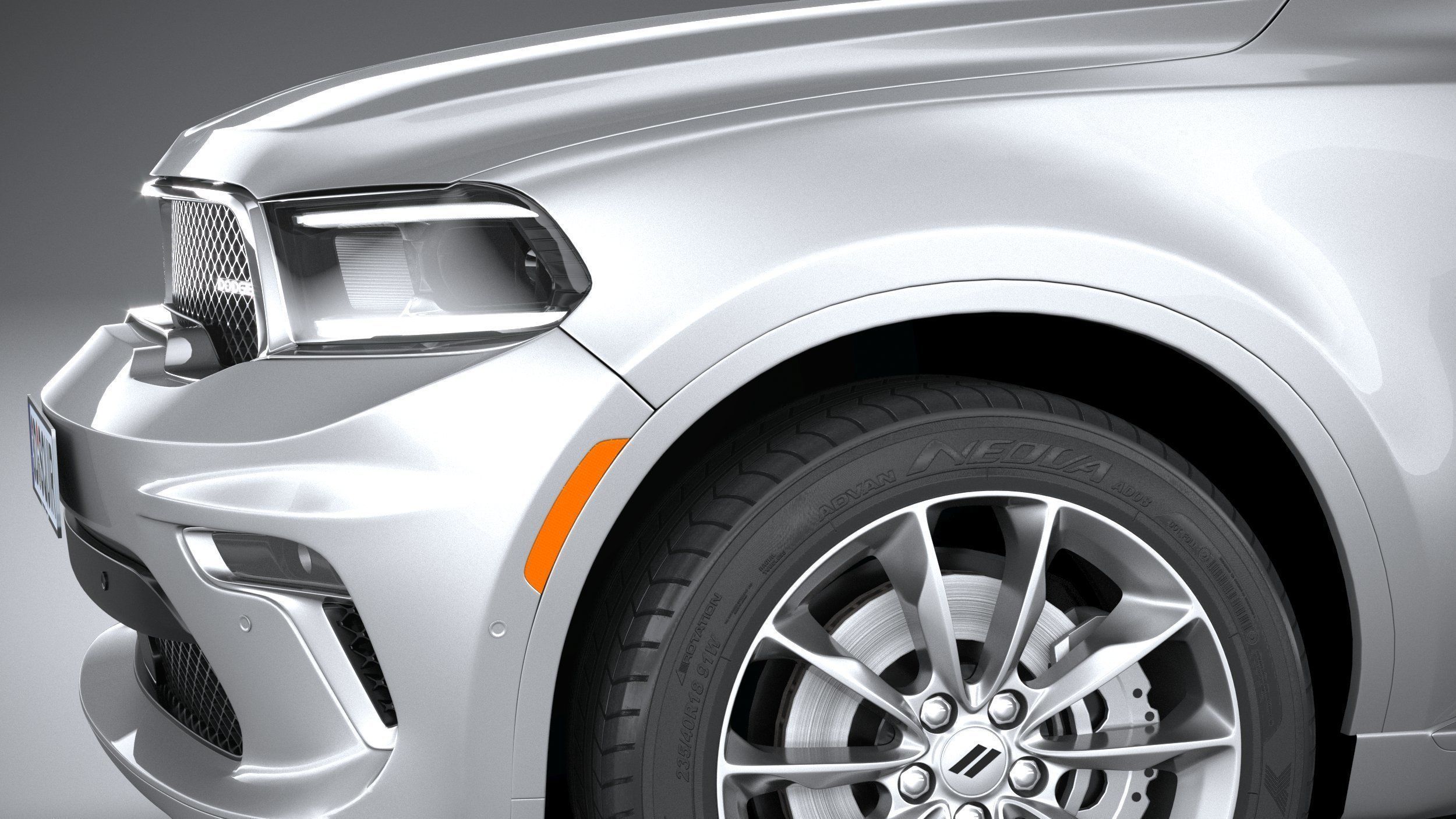 Dodge Durango 2021 3D model_3