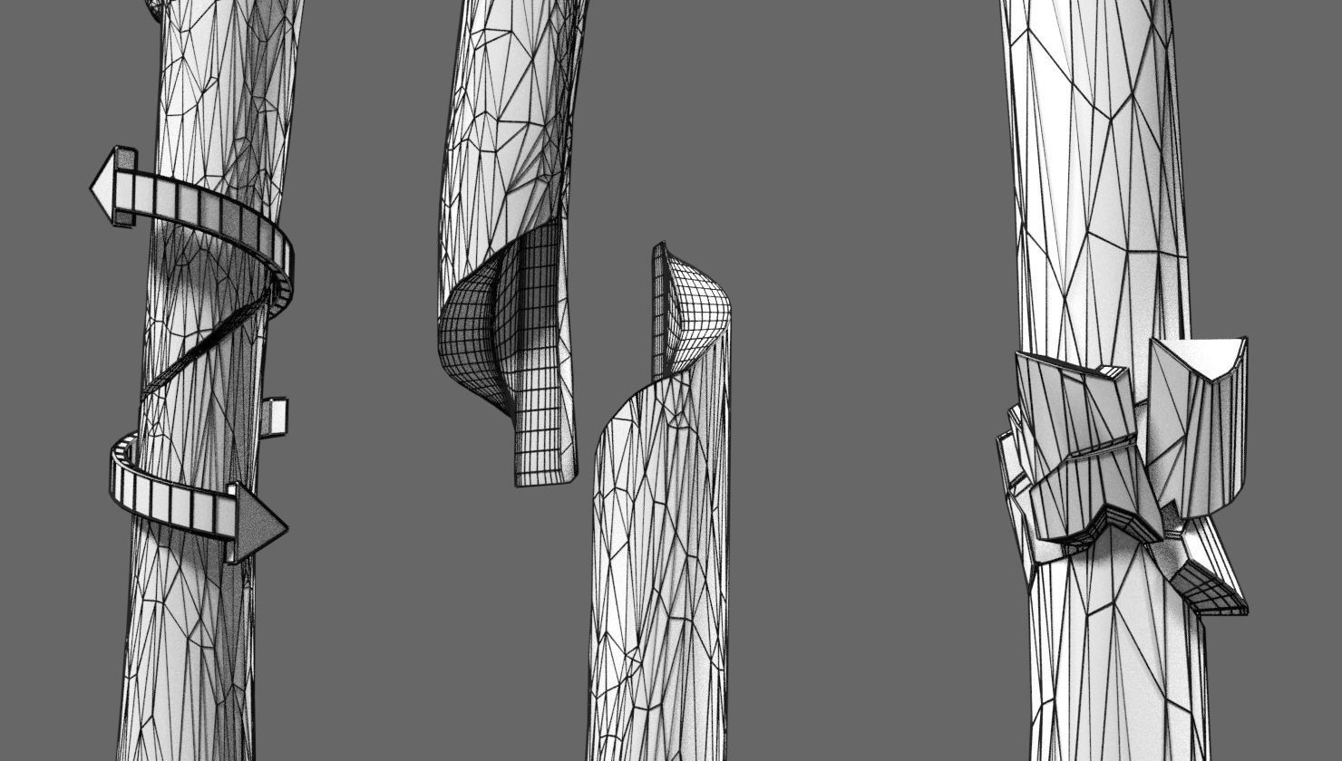 Fracture types labelled 3D model_11