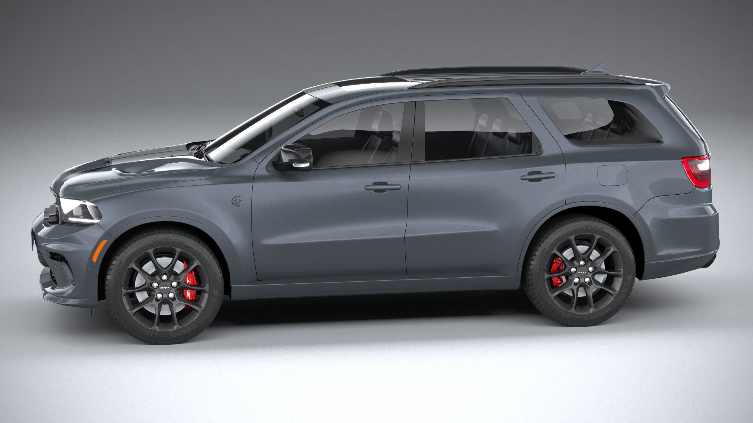 Dodge Durango SRT Hellcat 2021 3D model_8