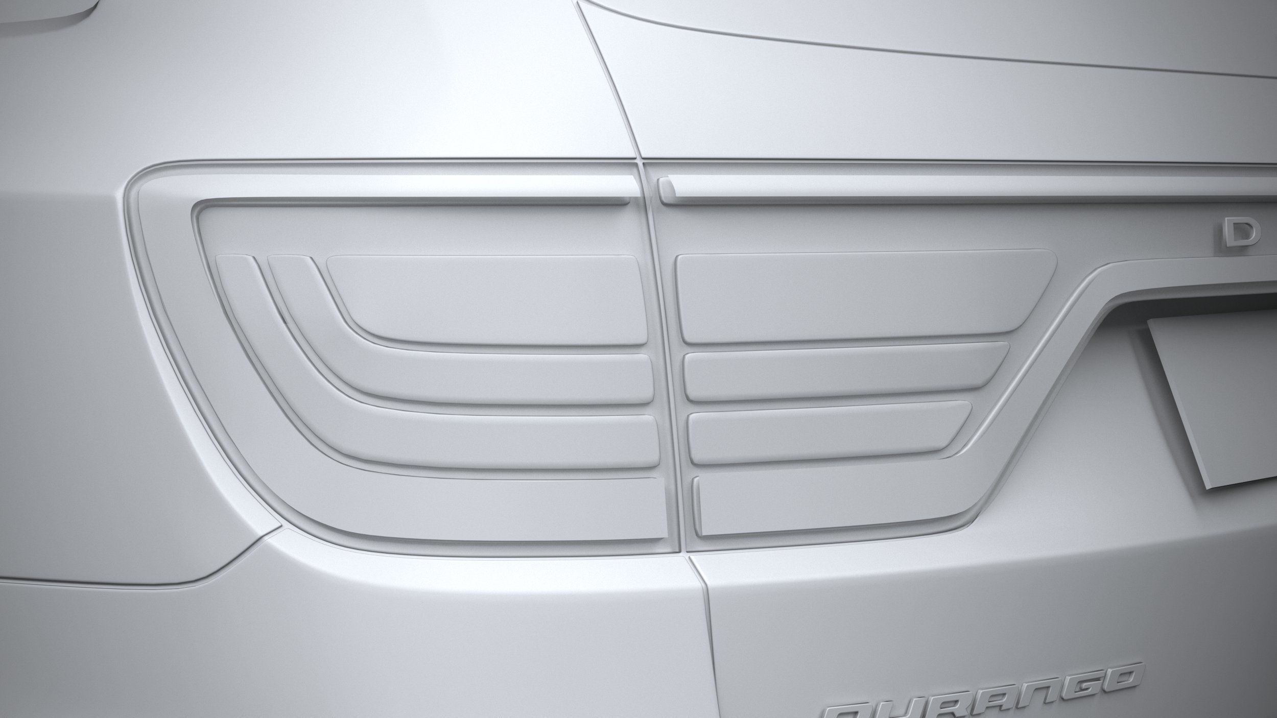 Dodge Durango SRT Hellcat 2021 3D model_24