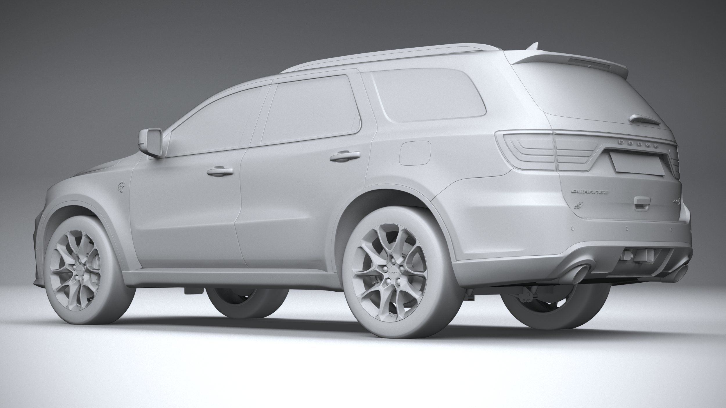 Dodge Durango SRT Hellcat 2021 3D model_21
