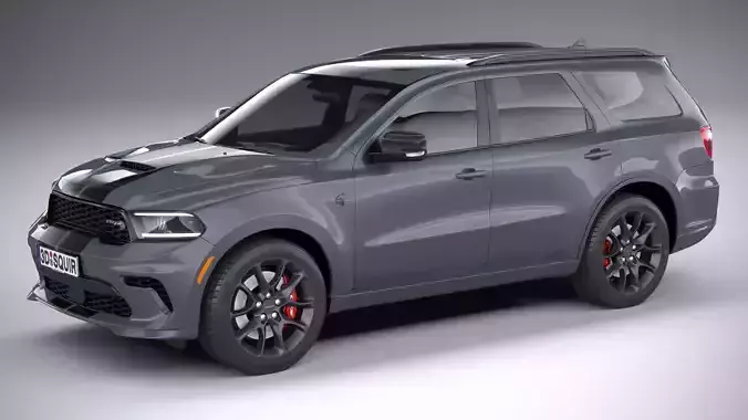 Dodge Durango SRT Hellcat 2021 3D model