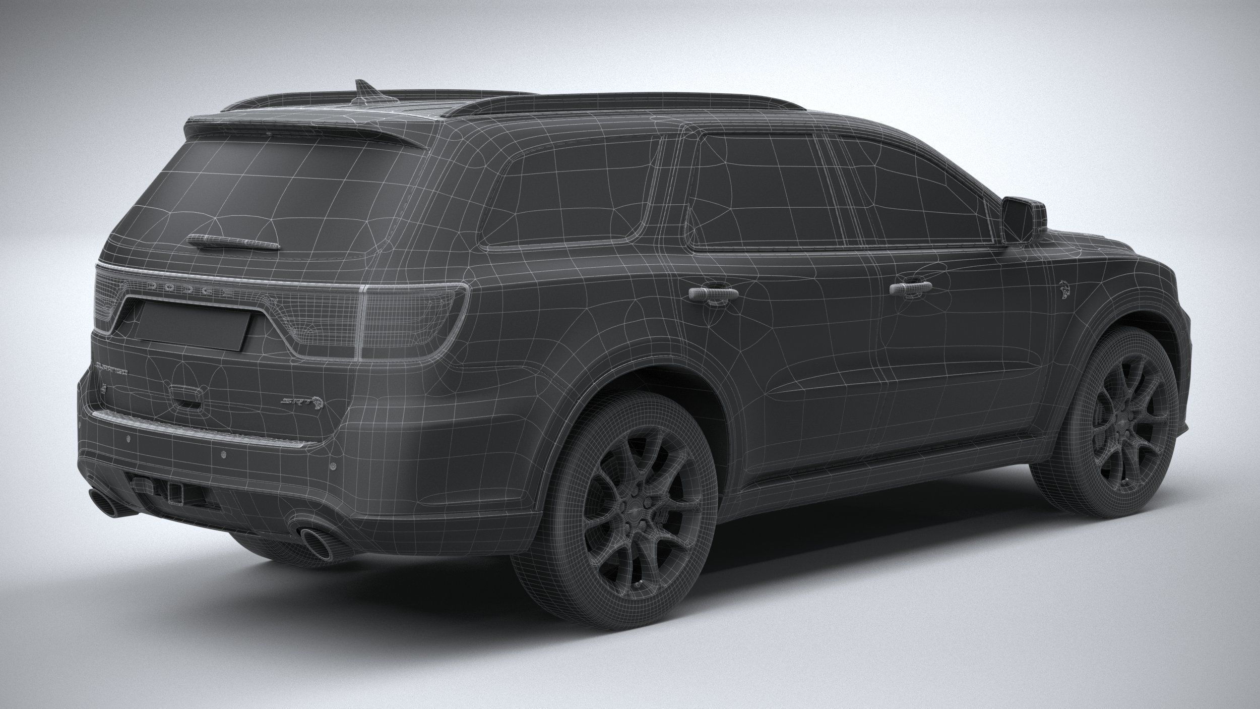 Dodge Durango SRT Hellcat 2021 3D model_29