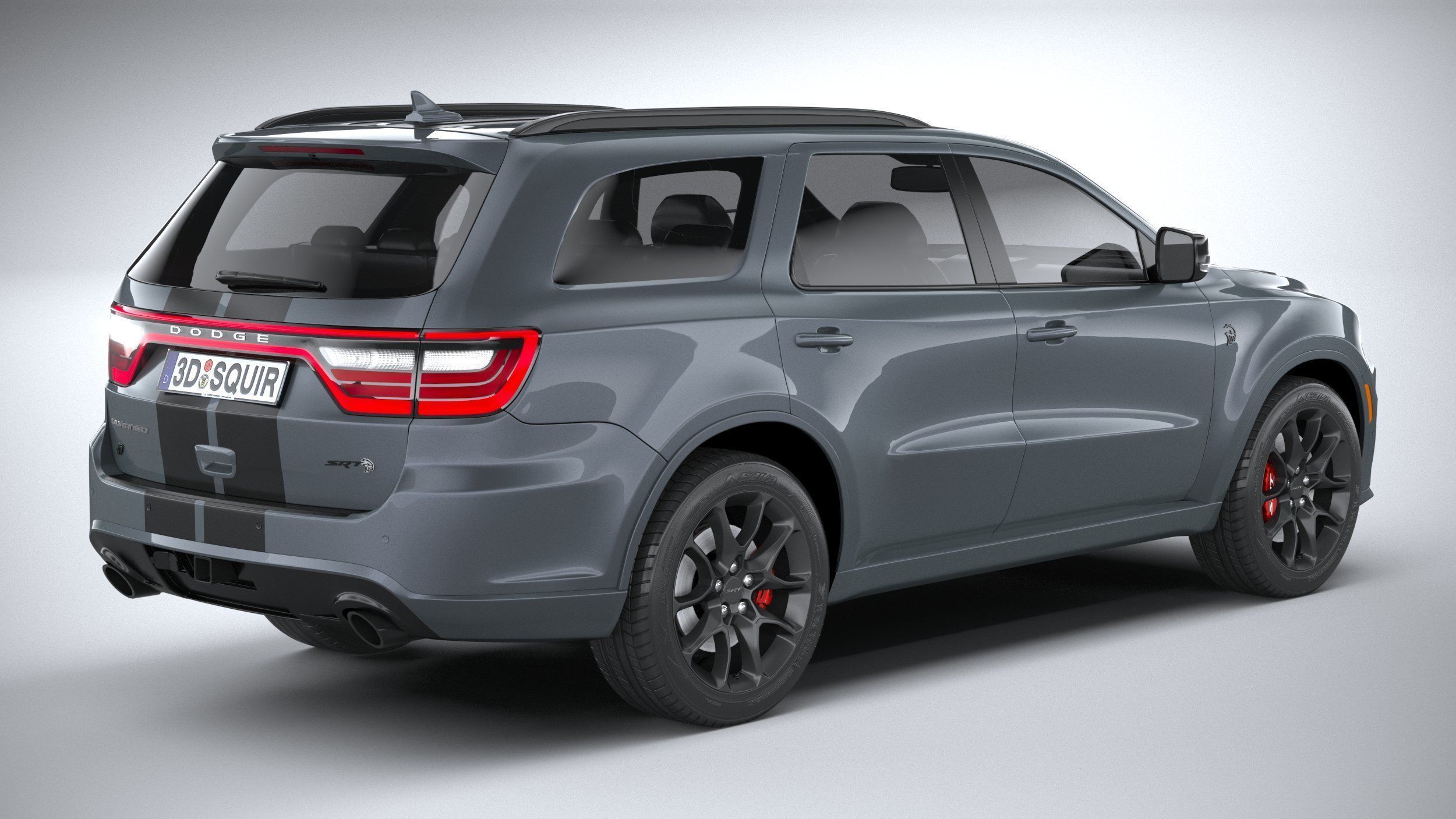 Dodge Durango SRT Hellcat 2021 3D model_17