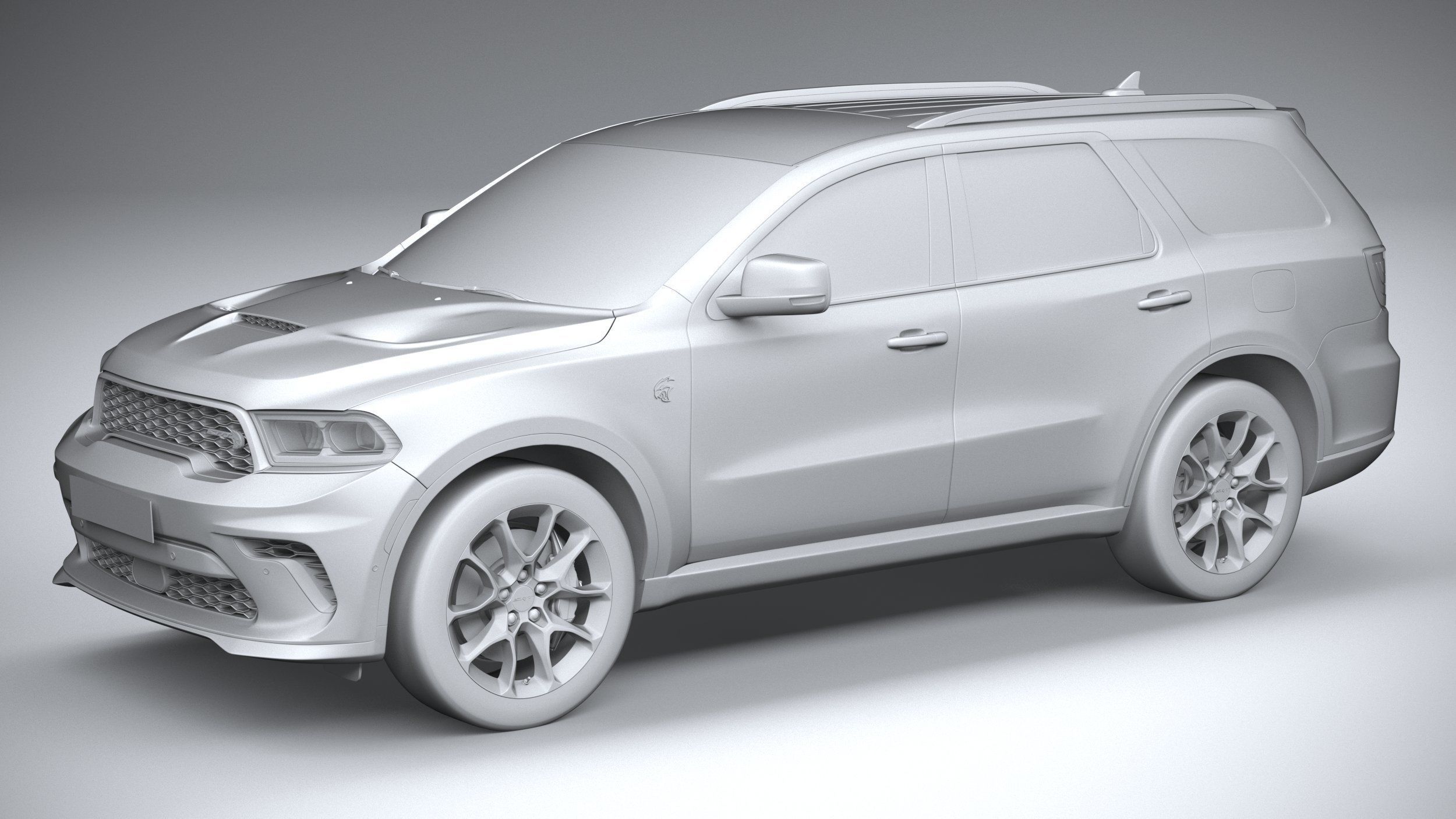 Dodge Durango SRT Hellcat 2021 3D model_19