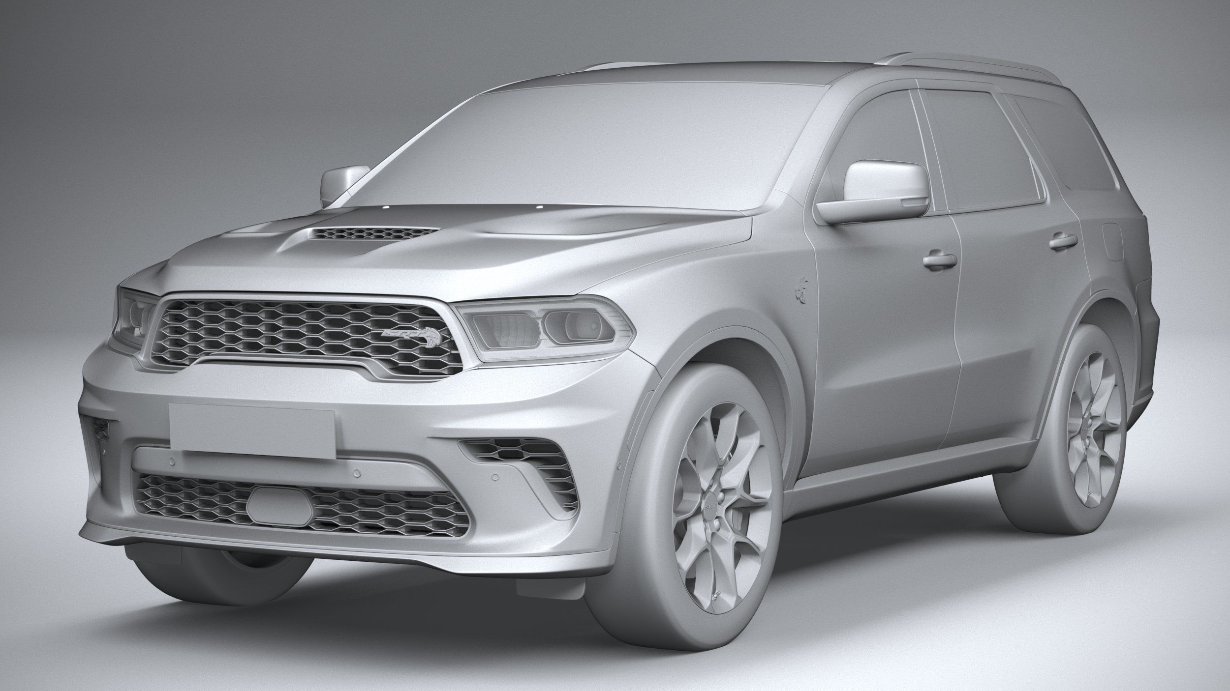 Dodge Durango SRT Hellcat 2021 3D model_20