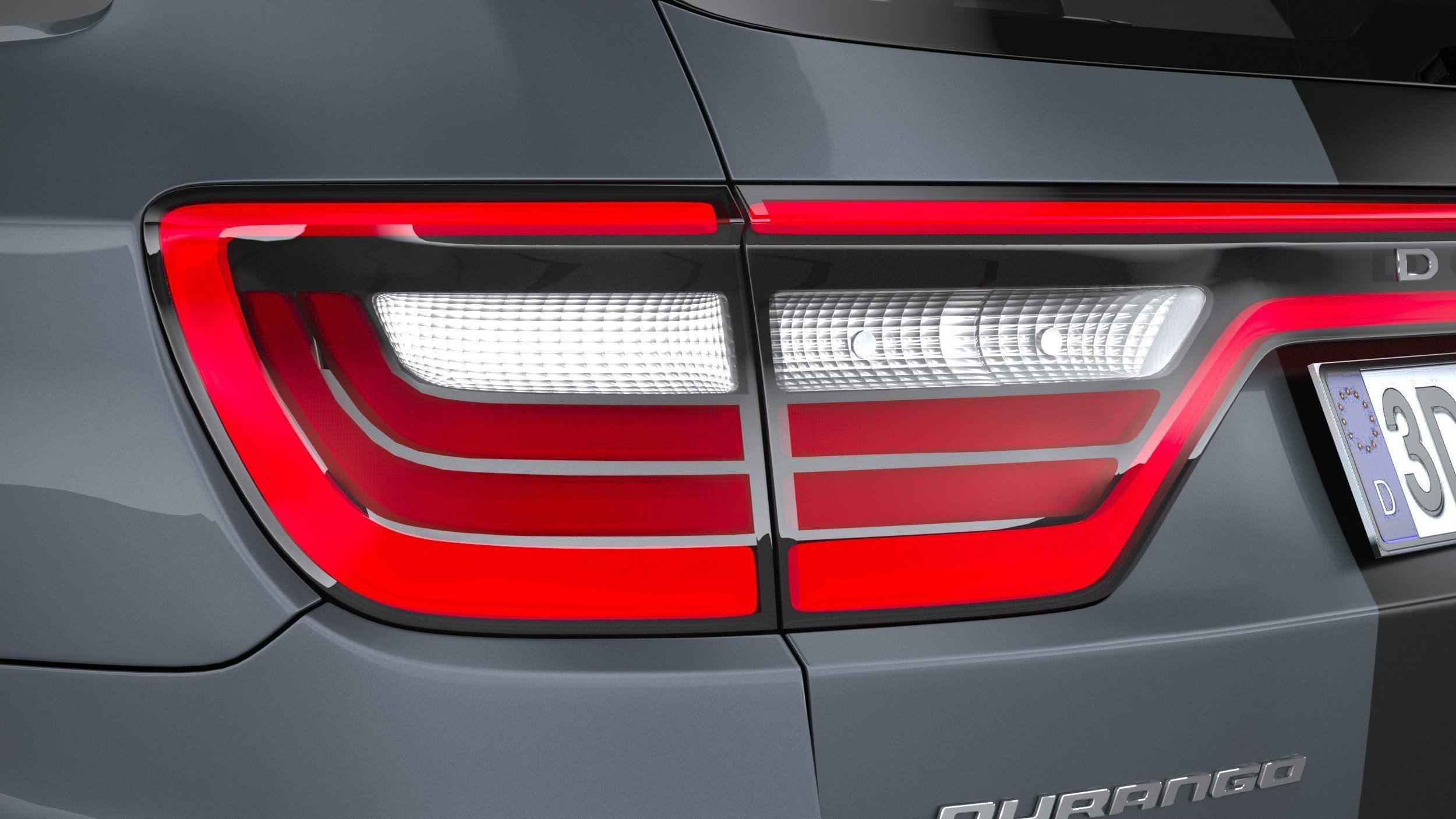 Dodge Durango SRT Hellcat 2021 3D model_15