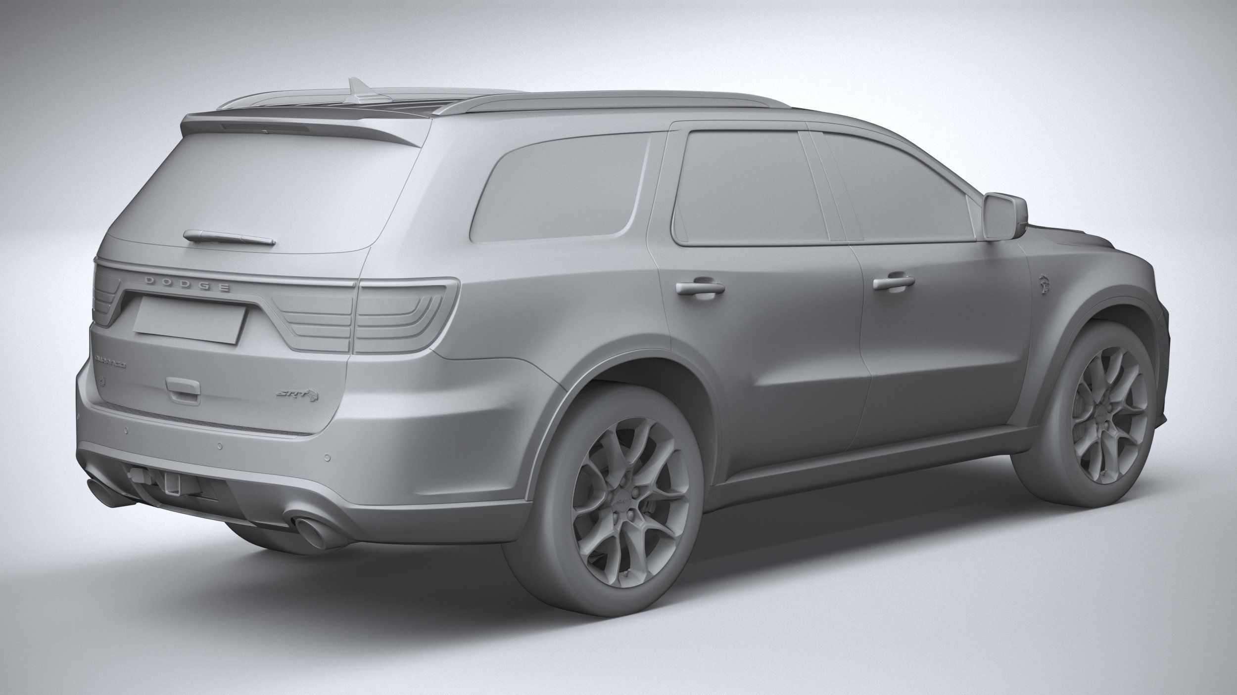 Dodge Durango SRT Hellcat 2021 3D model_25
