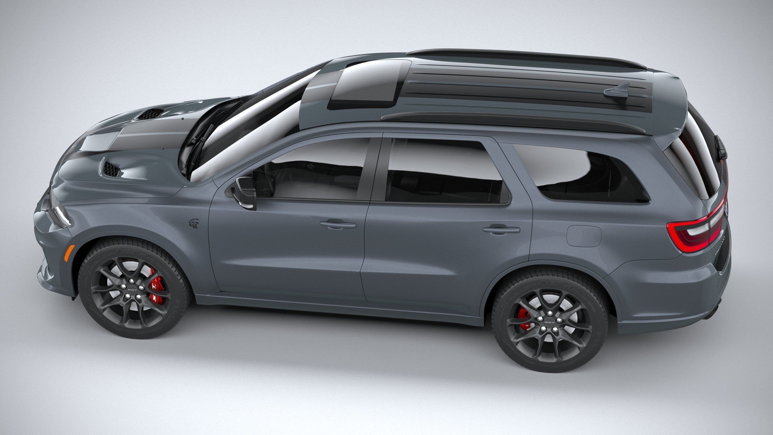 Dodge Durango SRT Hellcat 2021 3D model_9