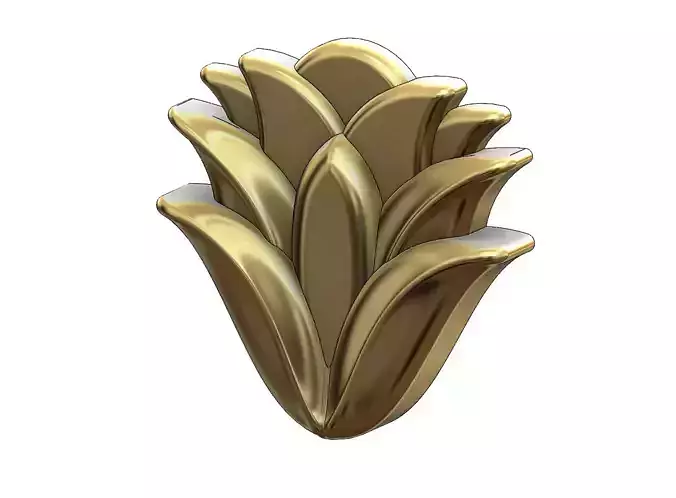 Mehndi flower pendant ornament