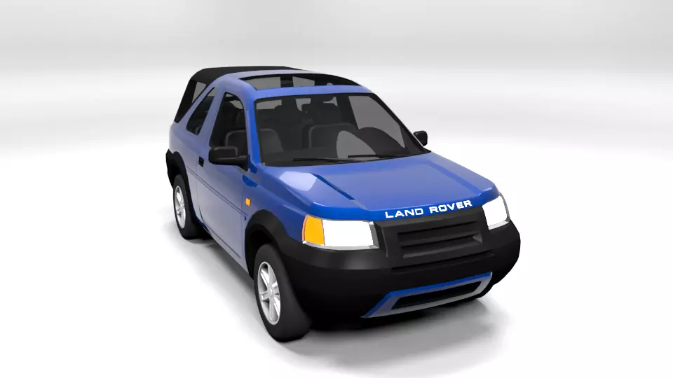 LAND ROVER FREELANDER 3 DOOR LOWPOLY Low-poly 3D model