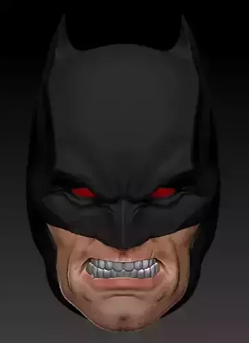 Flashpoint Batman Head Sculpt- Angry Head