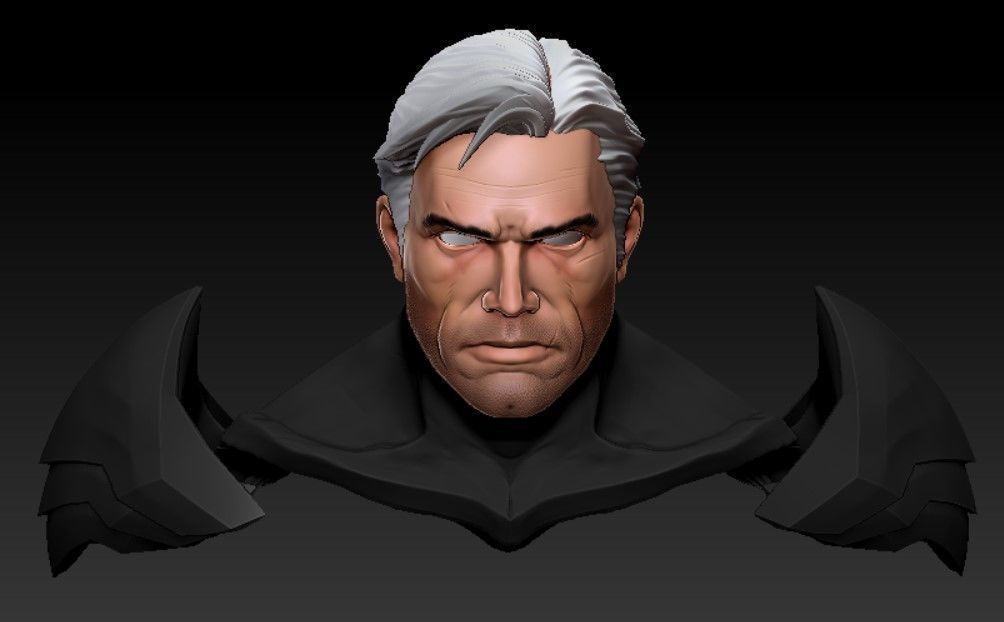 Flashpoint Batman Head Sculpt - Thomas Wayne 3D print model_3