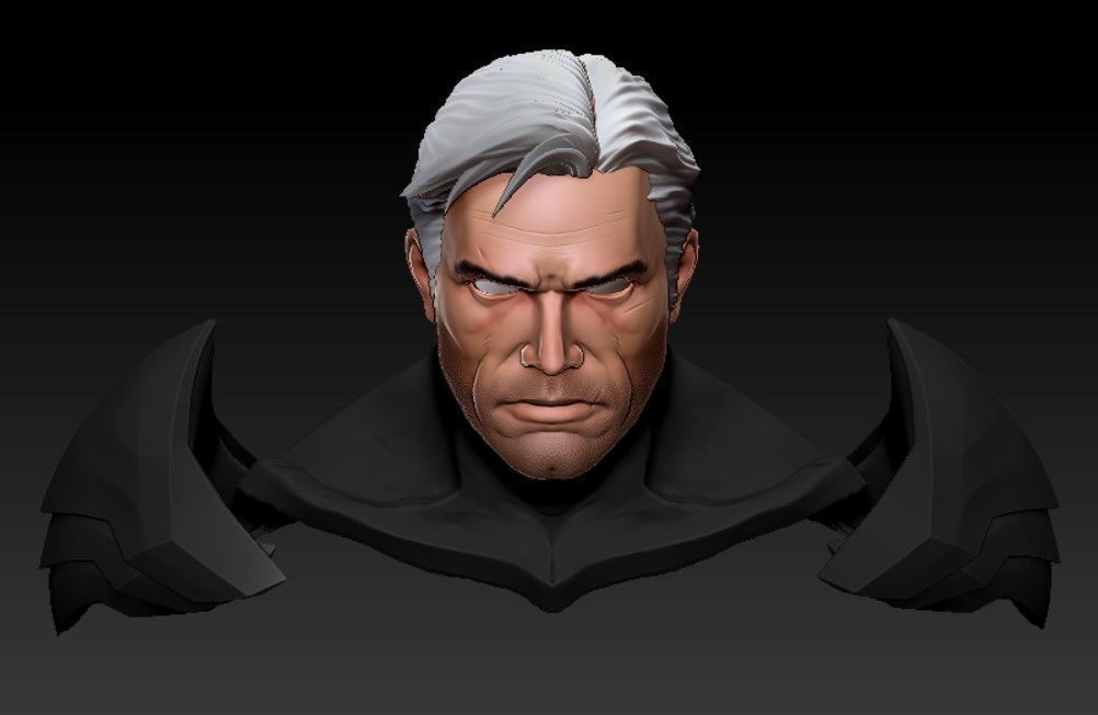 Flashpoint Batman Head Sculpt - Thomas Wayne 3D print model_4