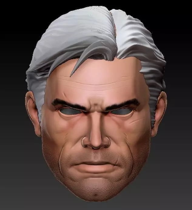 Flashpoint Batman Head Sculpt - Thomas Wayne 3D print model_0