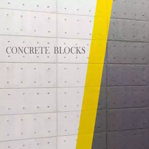 concrete panel 3D model