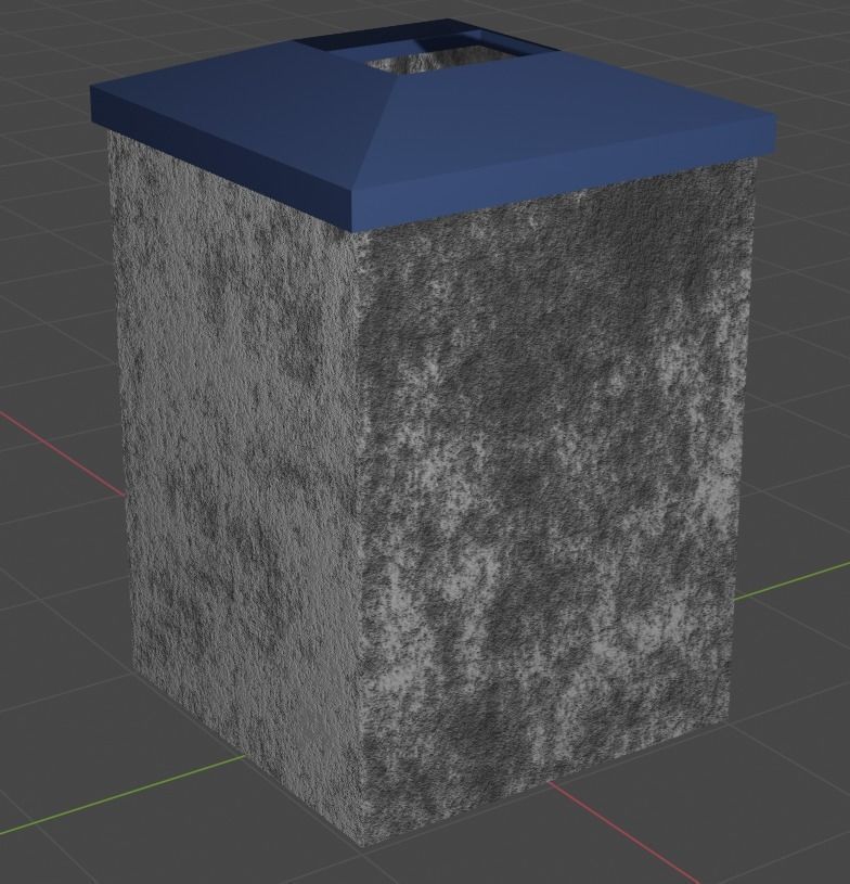 Trash Bin Free low-poly 3D model_1