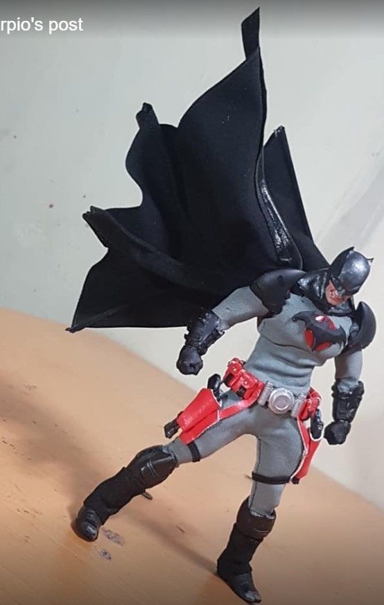 Flashpoint Batman Shoulder pads and Belt Buckle 3D print model_6