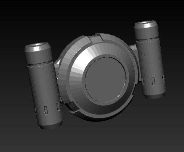 Flashpoint Batman Shoulder pads and Belt Buckle 3D print model_16