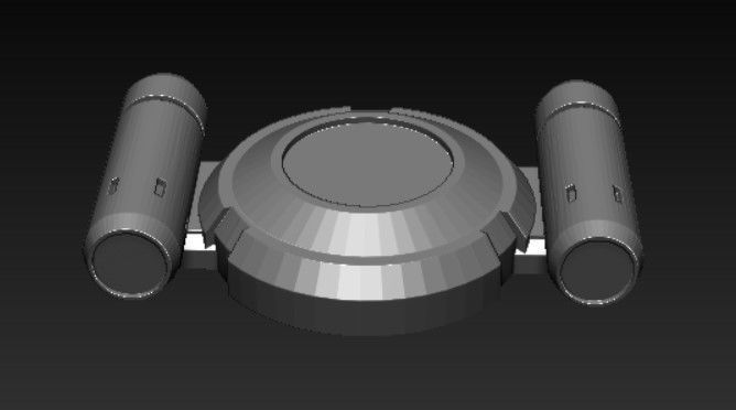 Flashpoint Batman Shoulder pads and Belt Buckle 3D print model_17