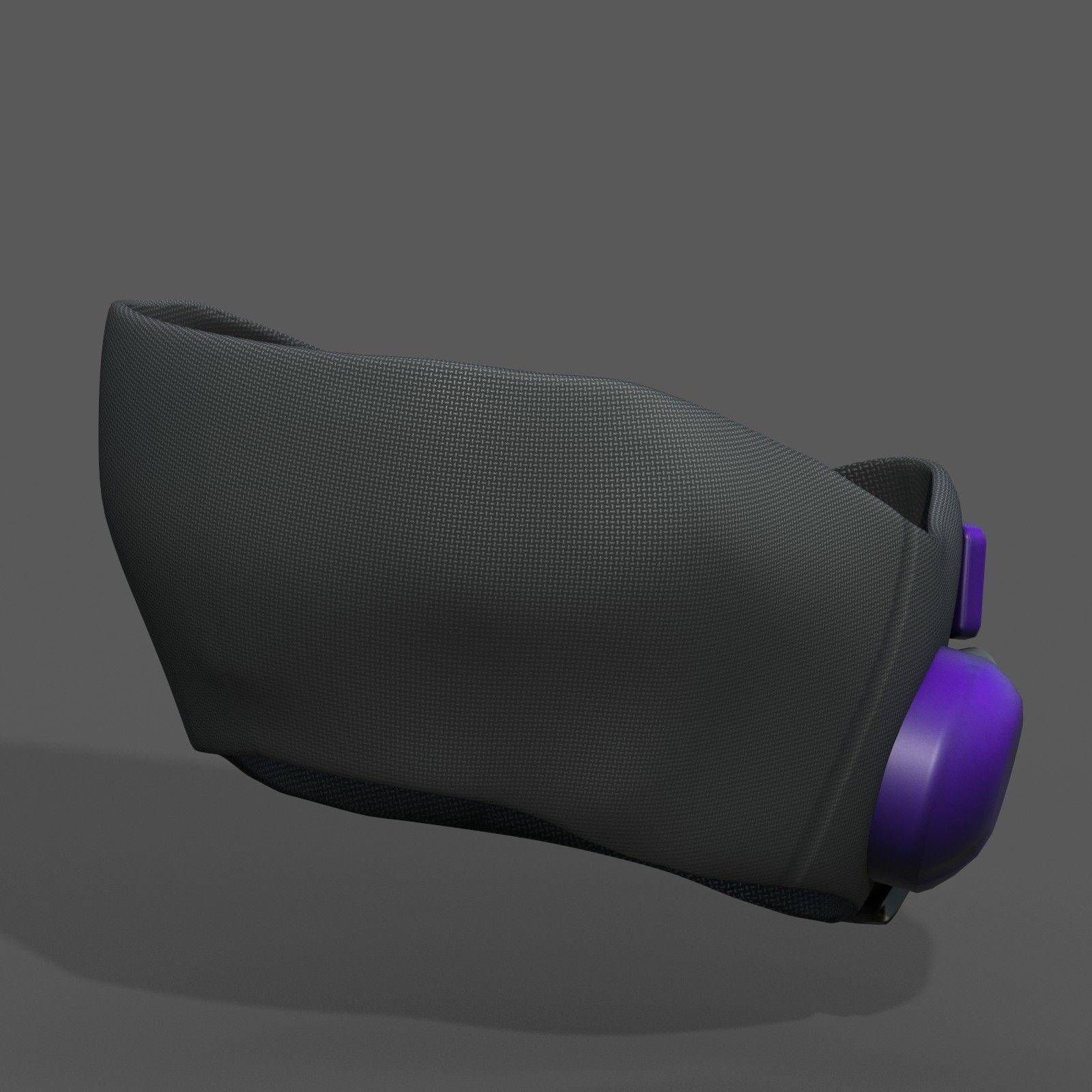 Gad mask respirator scifi futuristic 3d model Low-poly 3D model_7