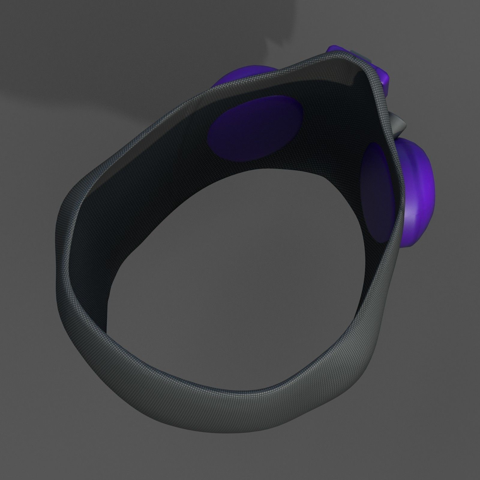 Gad mask respirator scifi futuristic 3d model Low-poly 3D model_9