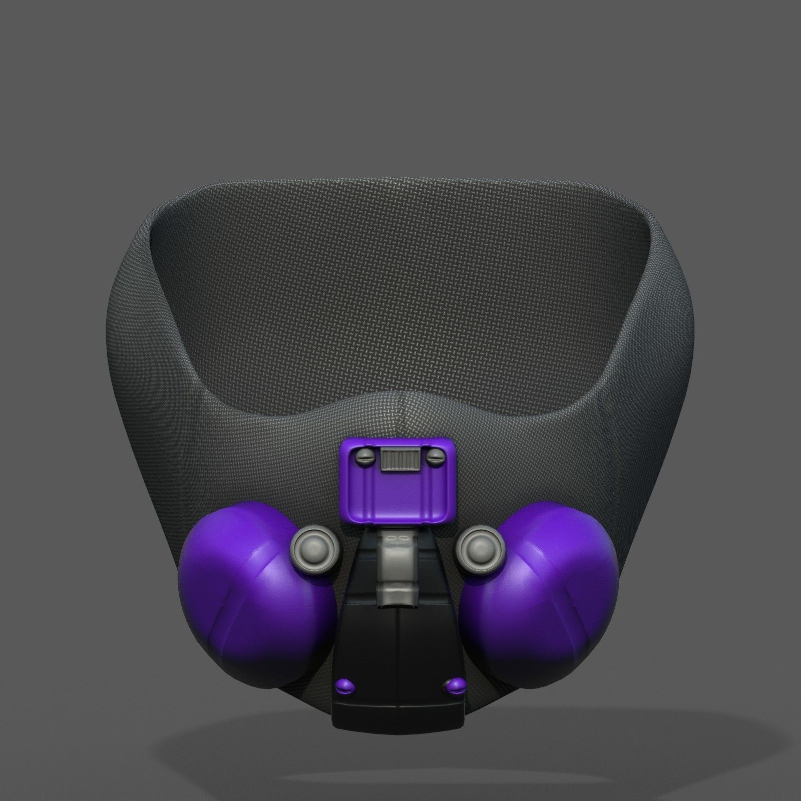 Gad mask respirator scifi futuristic 3d model Low-poly 3D model_2