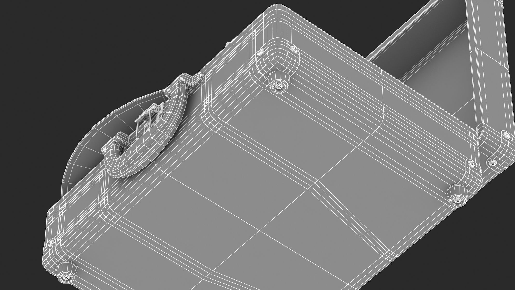 Victrola Vintage Suitcase Record Player 3D model_18