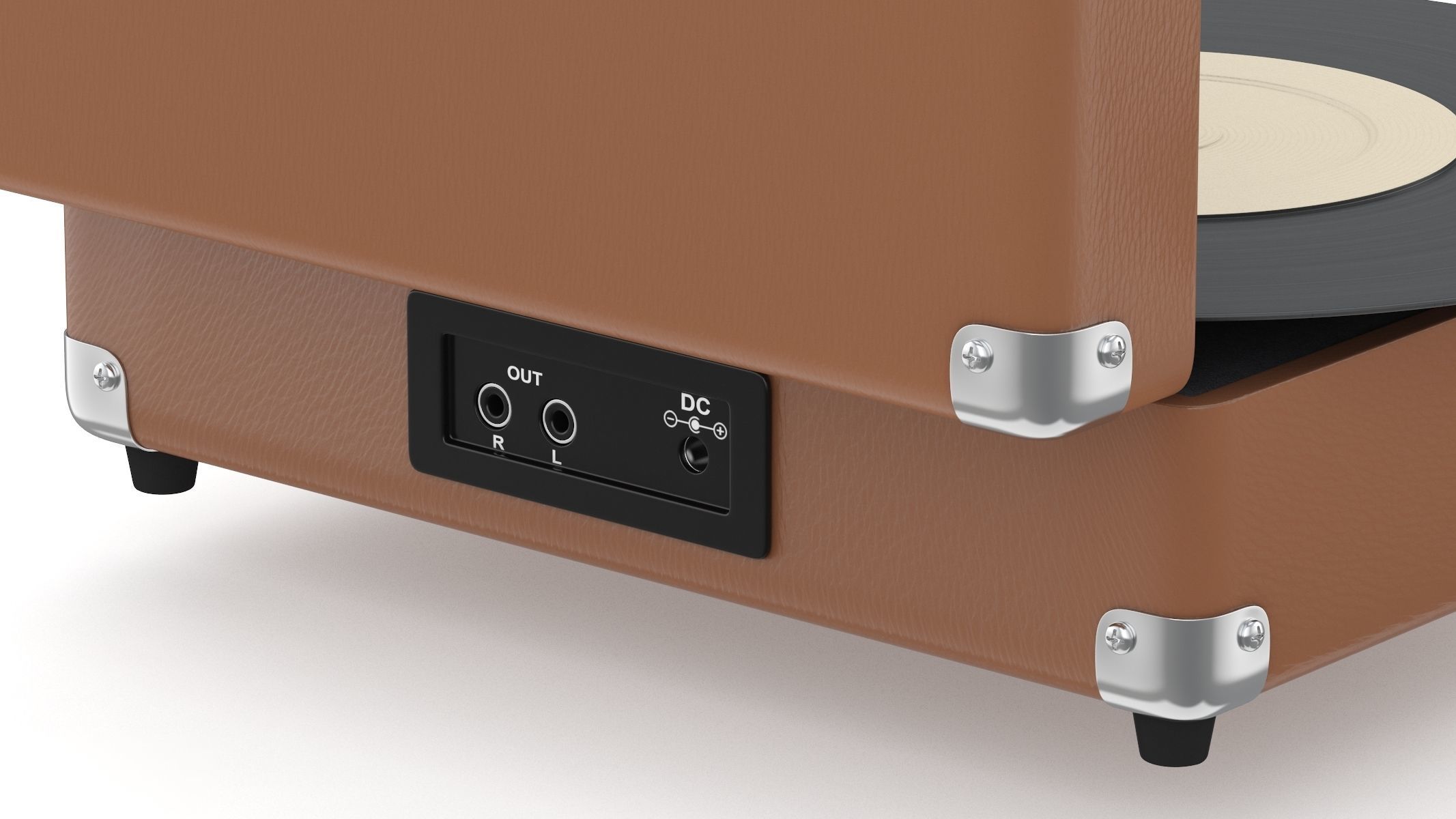 Victrola Vintage Suitcase Record Player 3D model_6