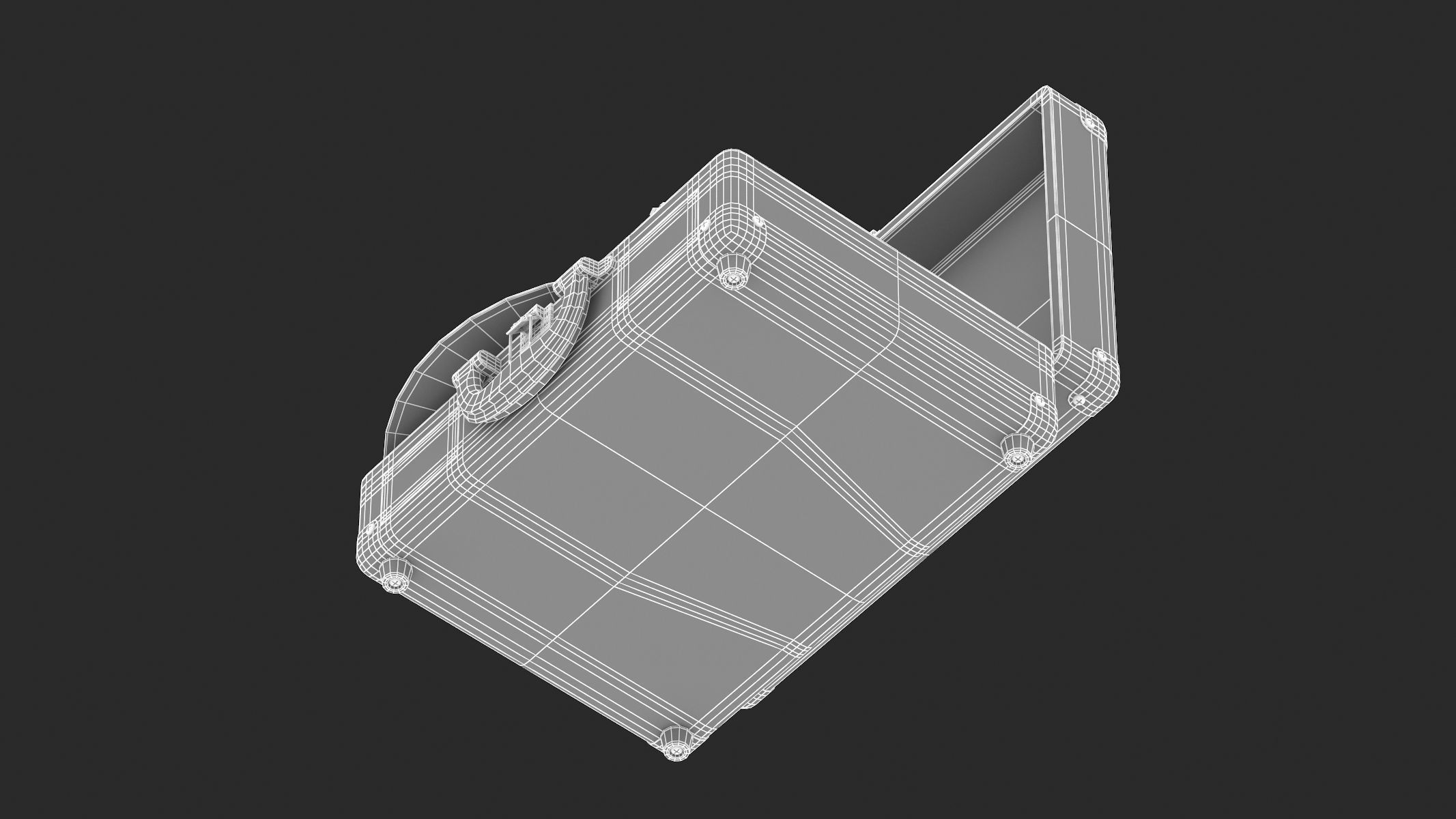 Victrola Vintage Suitcase Record Player 3D model_13