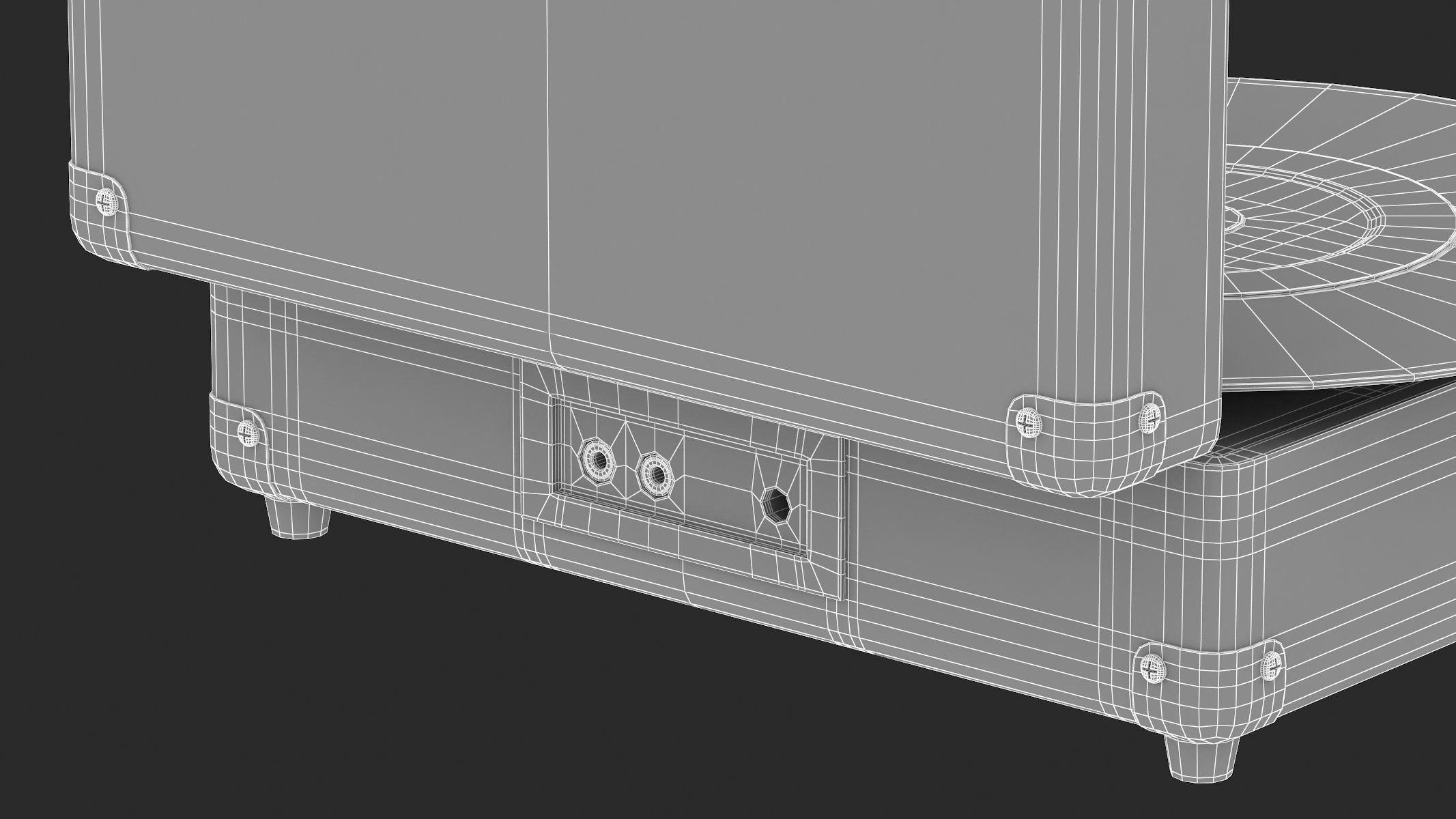 Victrola Vintage Suitcase Record Player 3D model_16