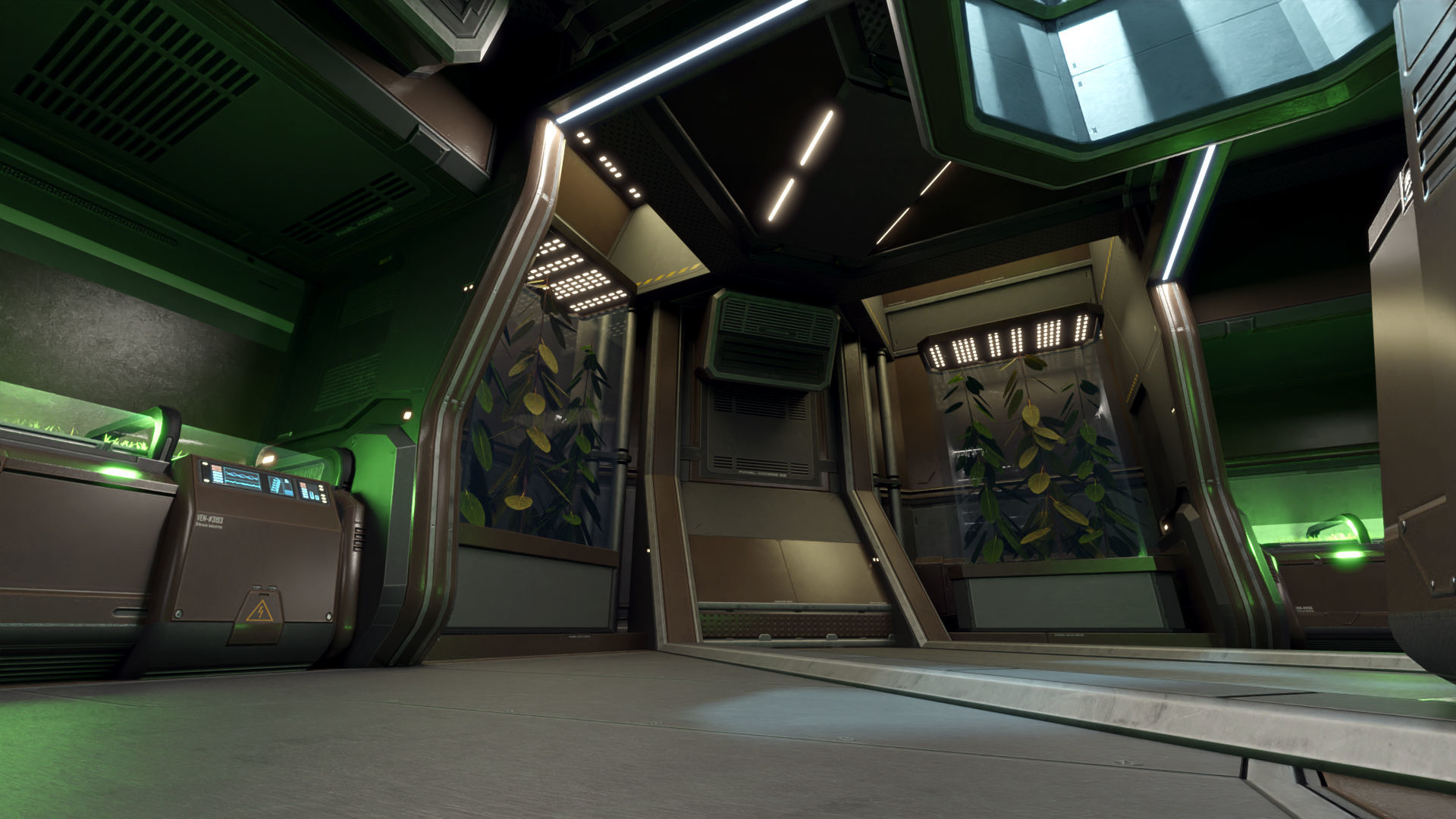 Sci Fi Space Station 2 Modular Kit Low-poly 3D model_16
