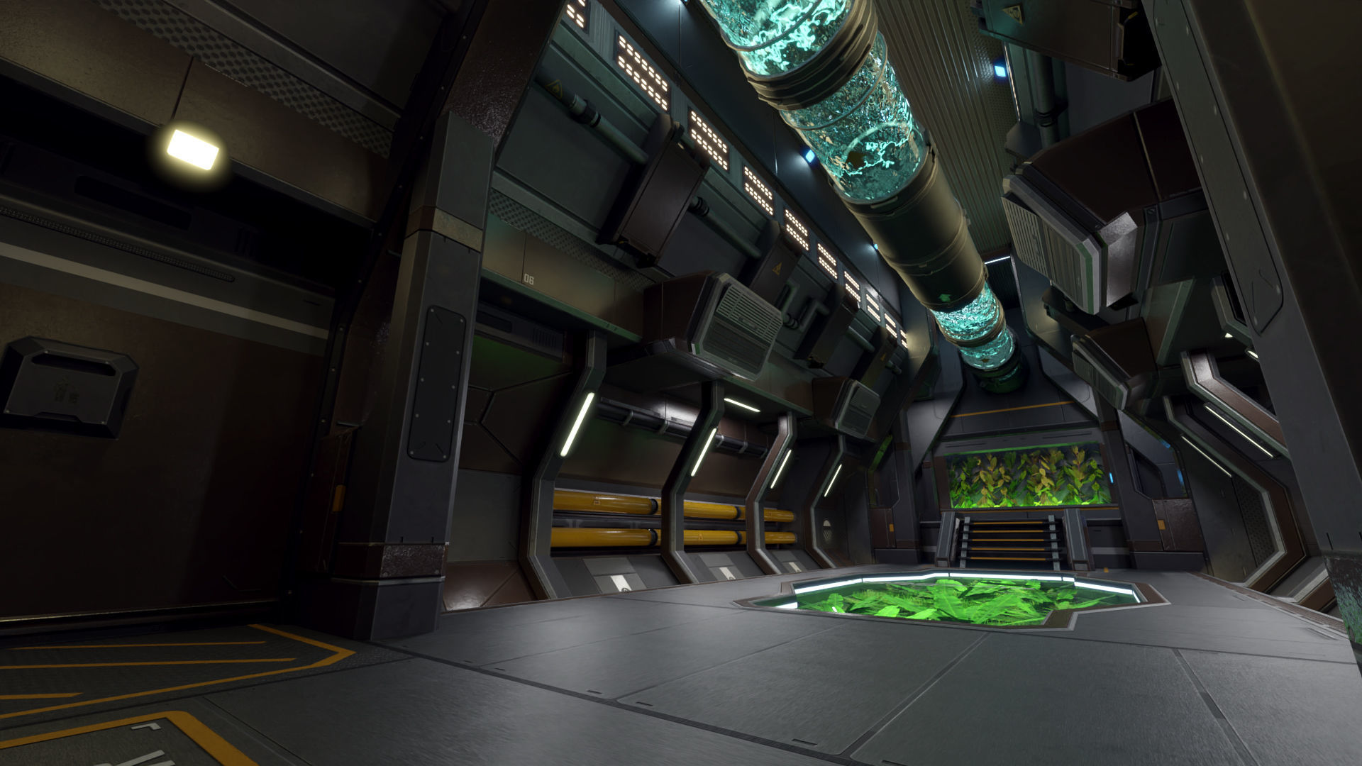 Sci Fi Space Station 2 Modular Kit Low-poly 3D model_6