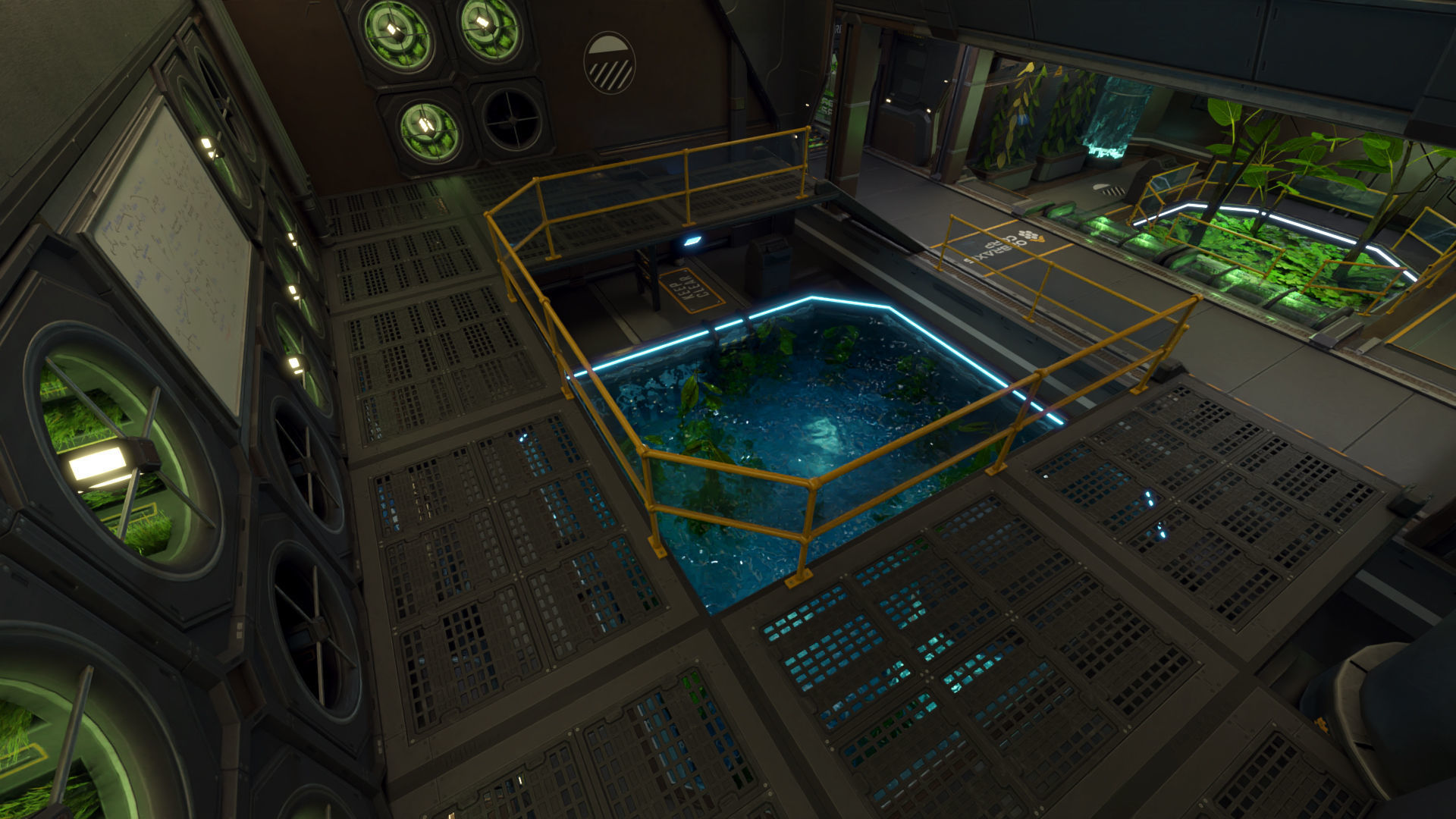 Sci Fi Space Station 2 Modular Kit Low-poly 3D model_31