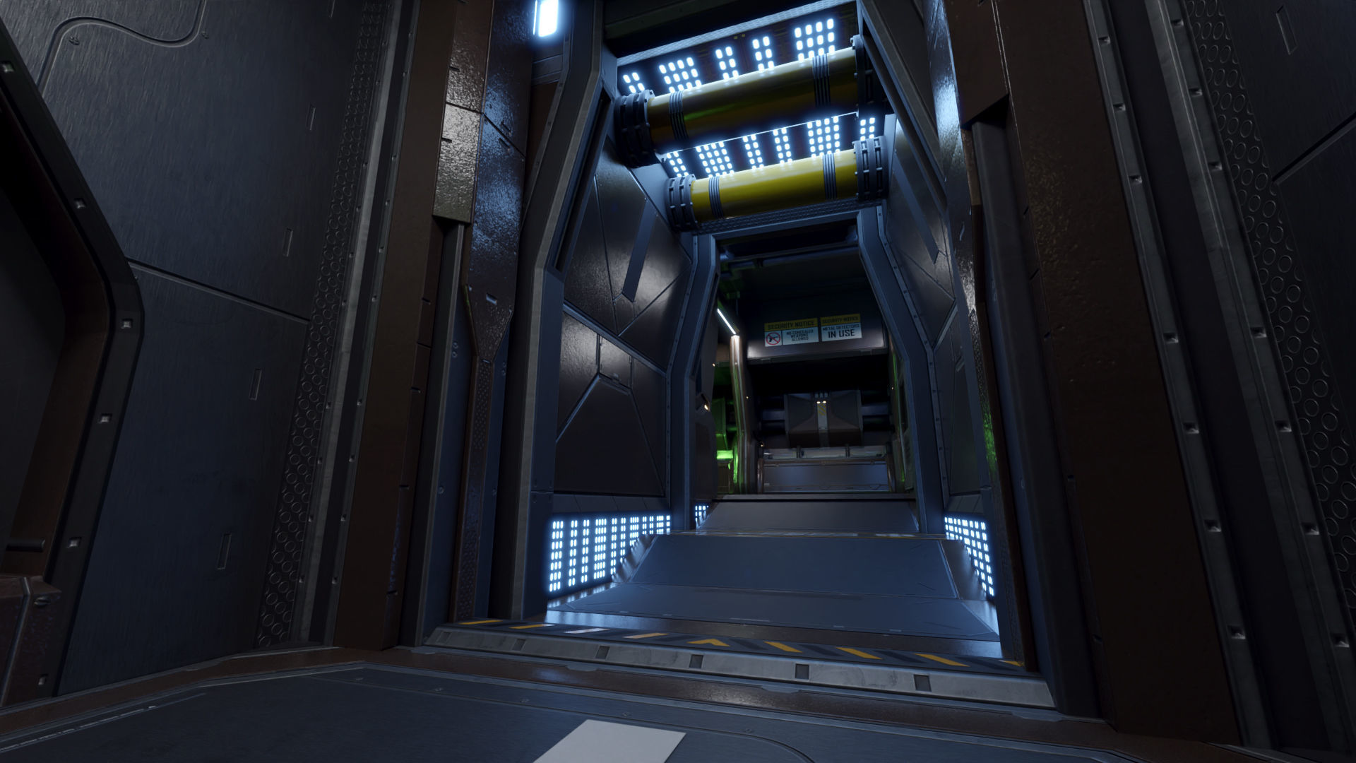 Sci Fi Space Station 2 Modular Kit Low-poly 3D model_10