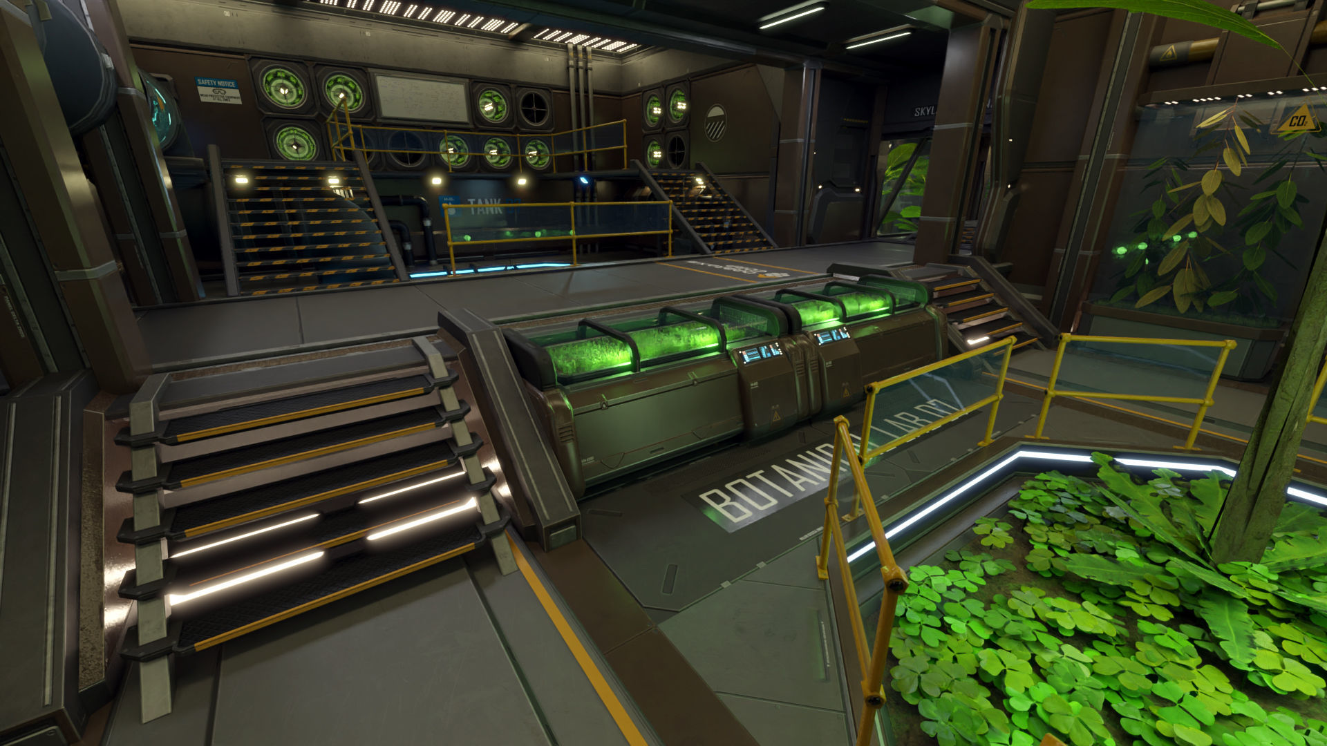 Sci Fi Space Station 2 Modular Kit Low-poly 3D model_25