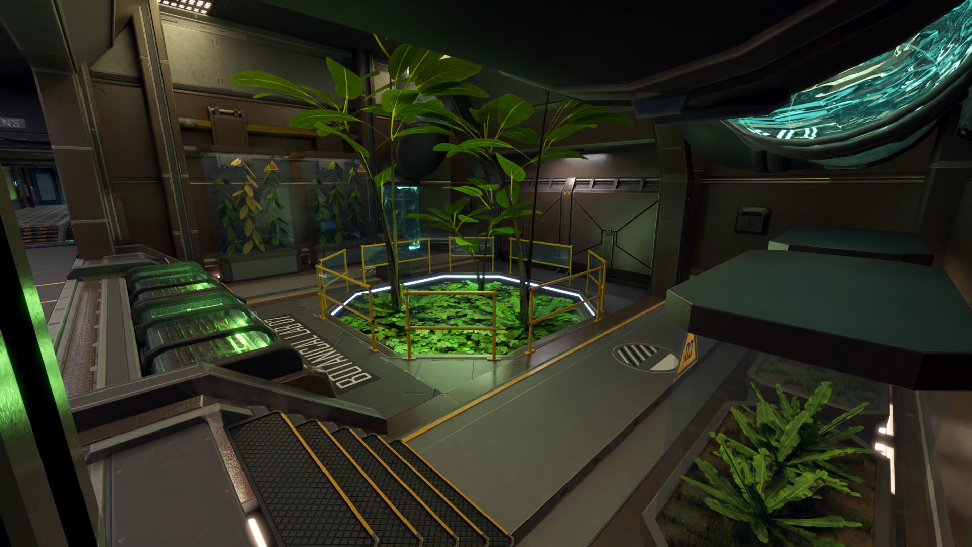Sci Fi Space Station 2 Modular Kit Low-poly 3D model_27
