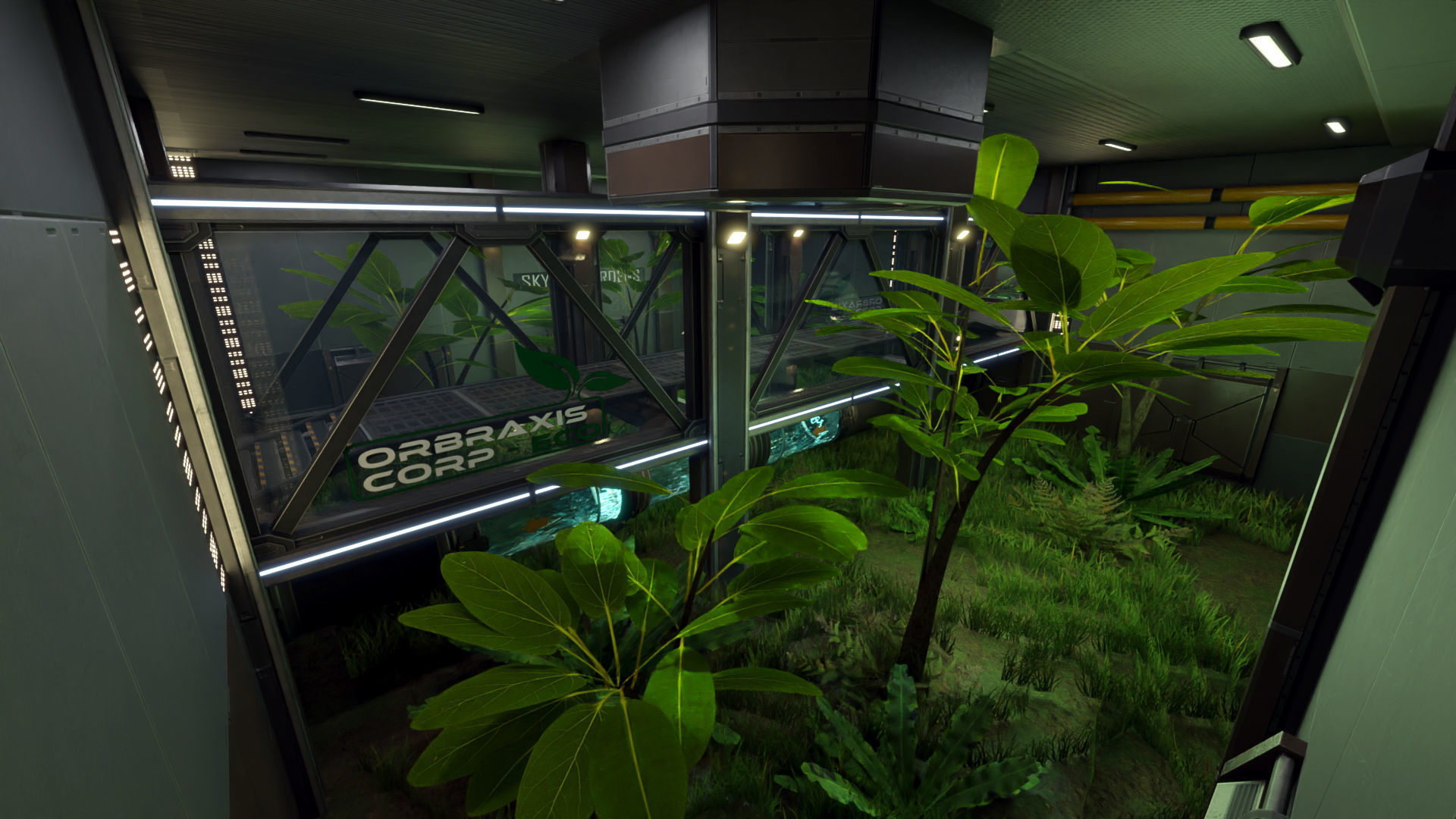 Sci Fi Space Station 2 Modular Kit Low-poly 3D model_23