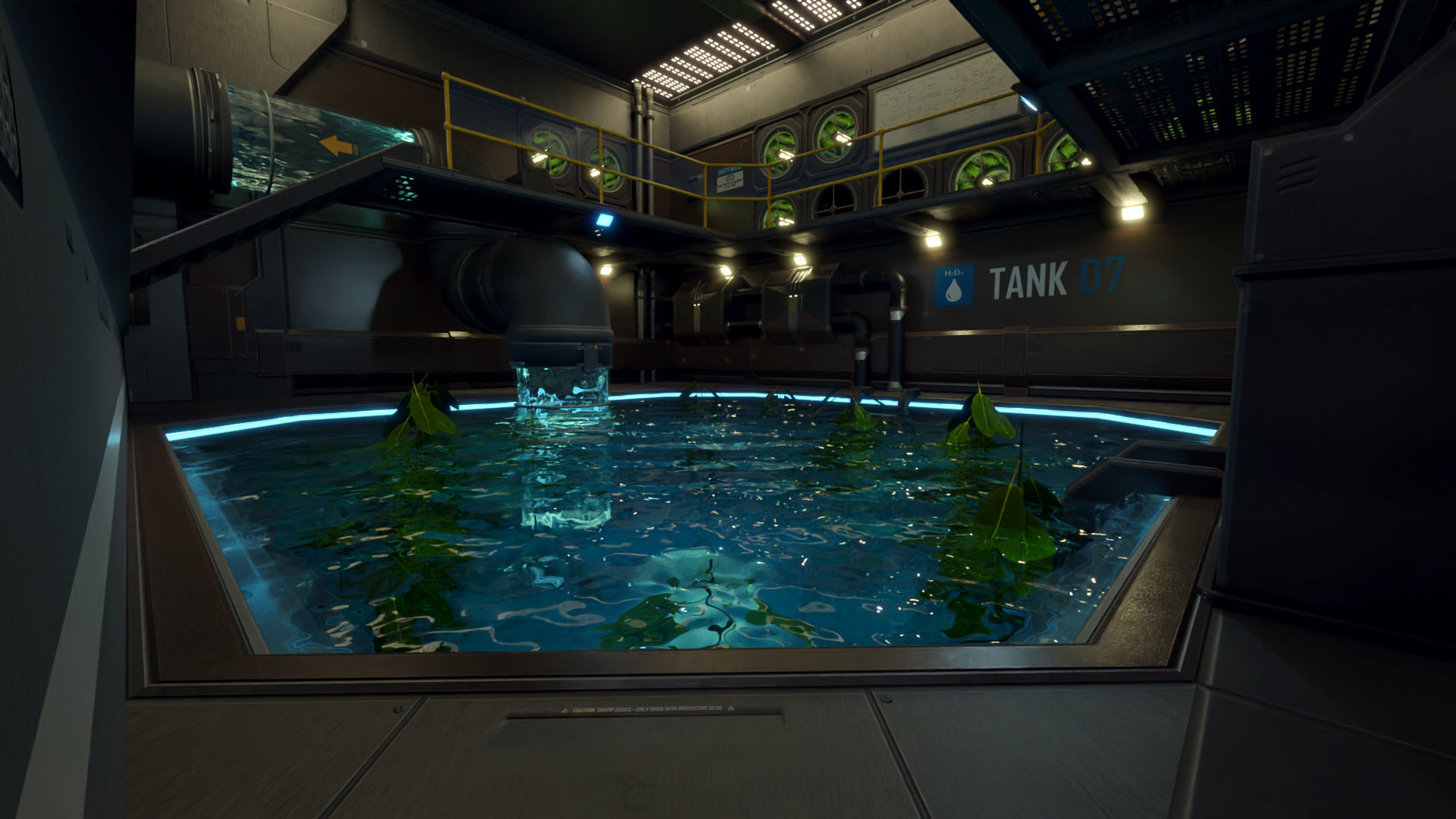 Sci Fi Space Station 2 Modular Kit Low-poly 3D model_33