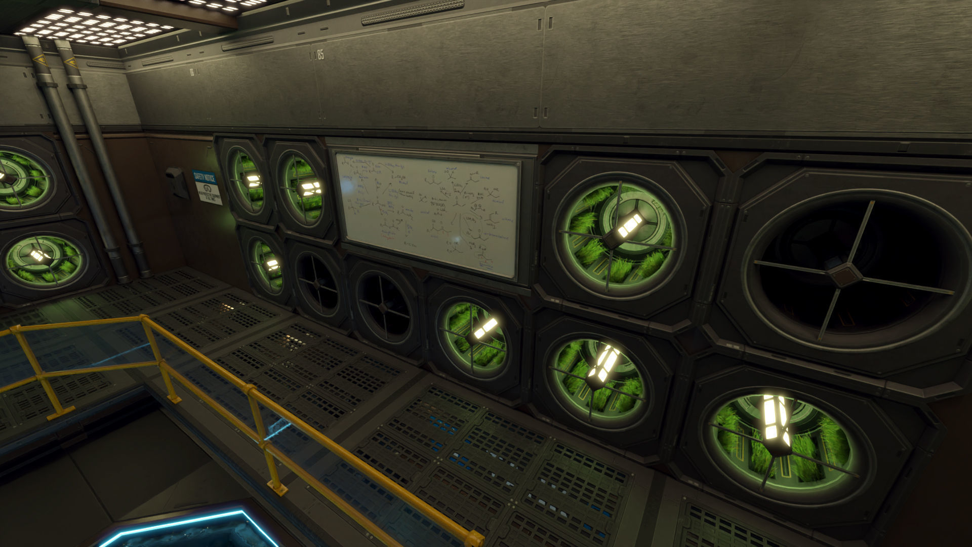 Sci Fi Space Station 2 Modular Kit Low-poly 3D model_32