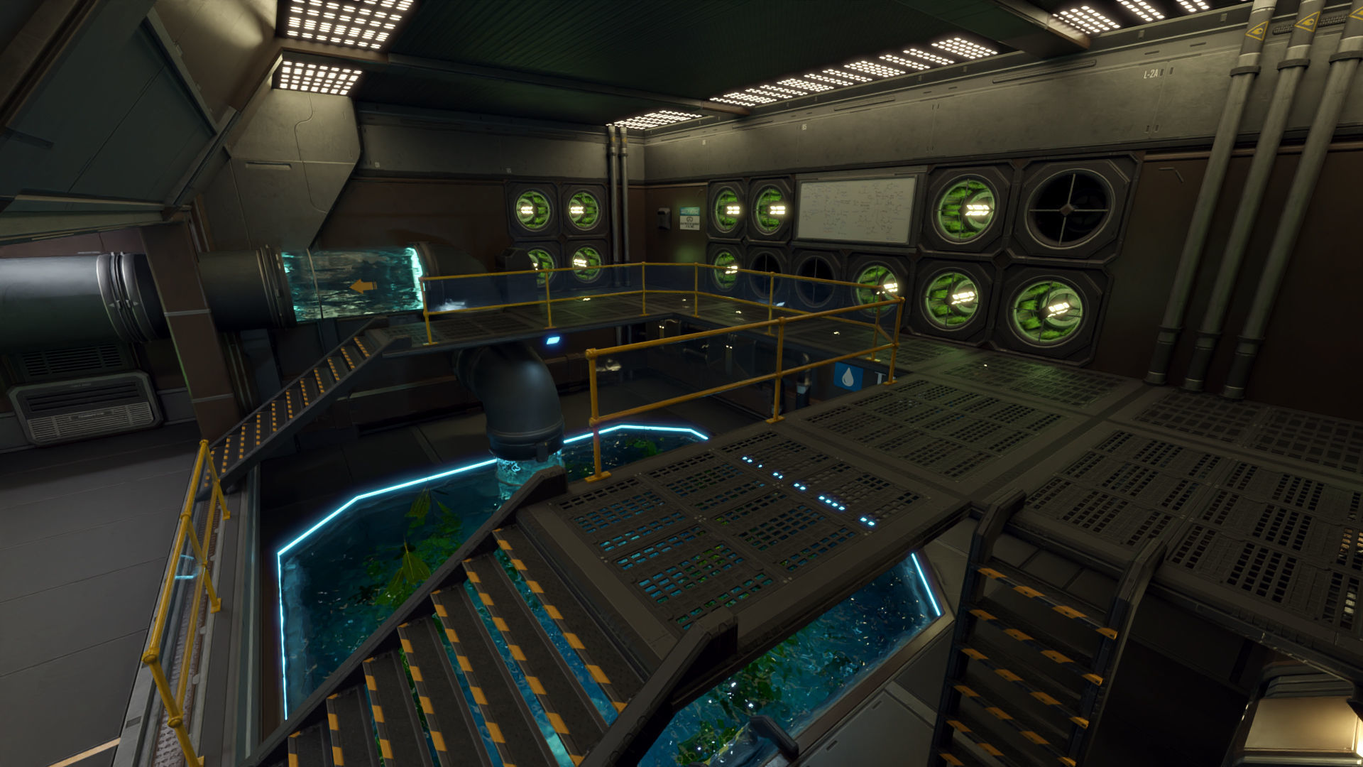 Sci Fi Space Station 2 Modular Kit Low-poly 3D model_30