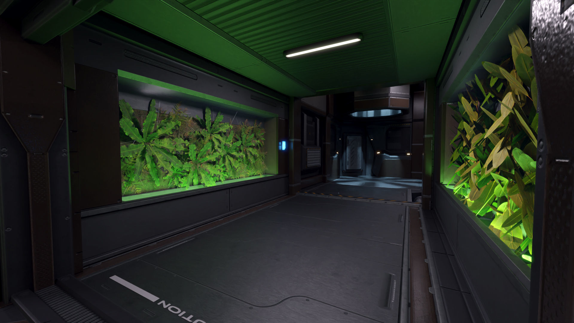 Sci Fi Space Station 2 Modular Kit Low-poly 3D model_21