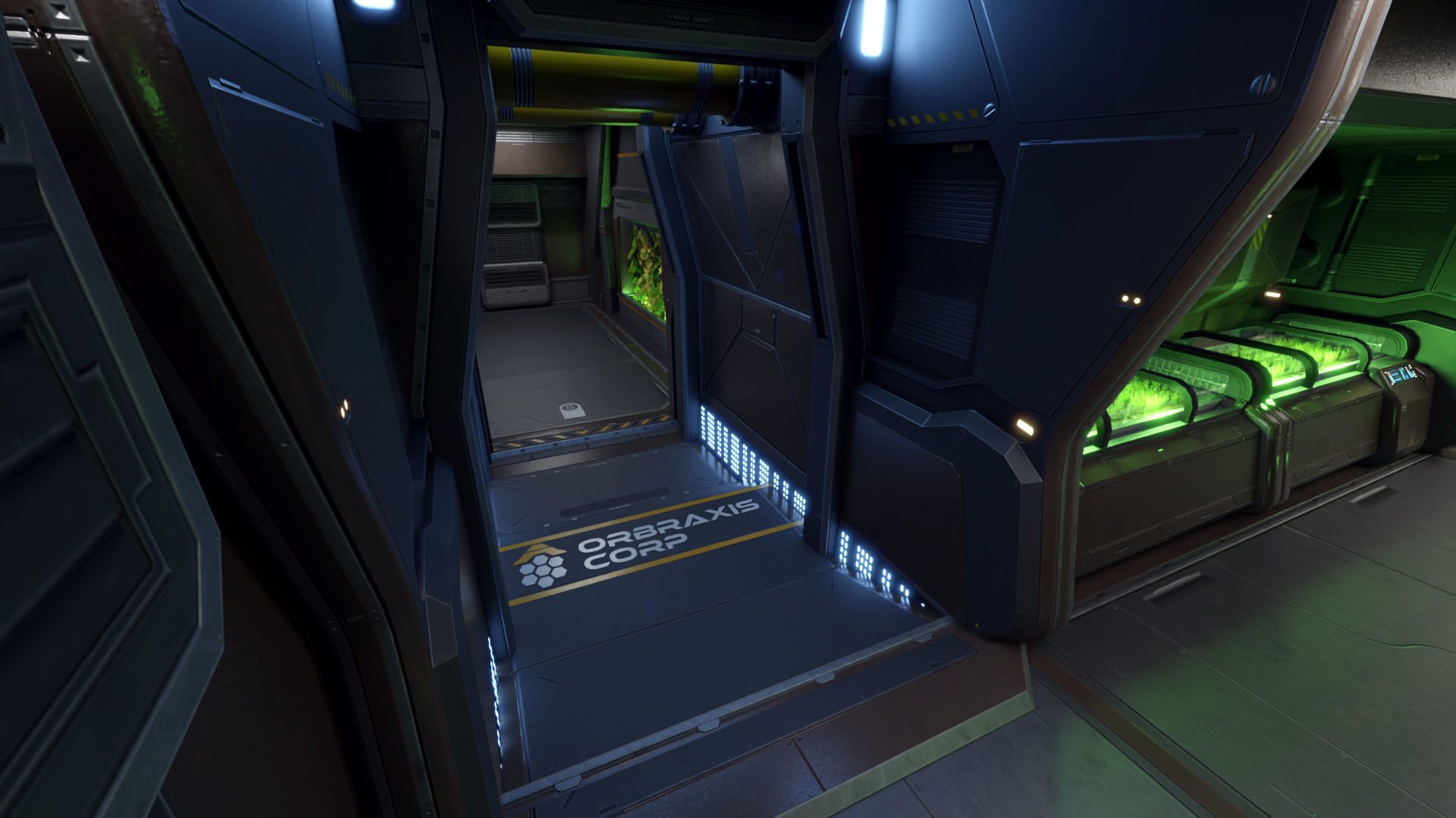 Sci Fi Space Station 2 Modular Kit Low-poly 3D model_11