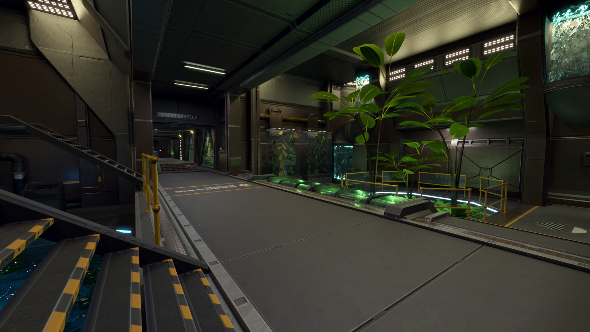 Sci Fi Space Station 2 Modular Kit Low-poly 3D model_26